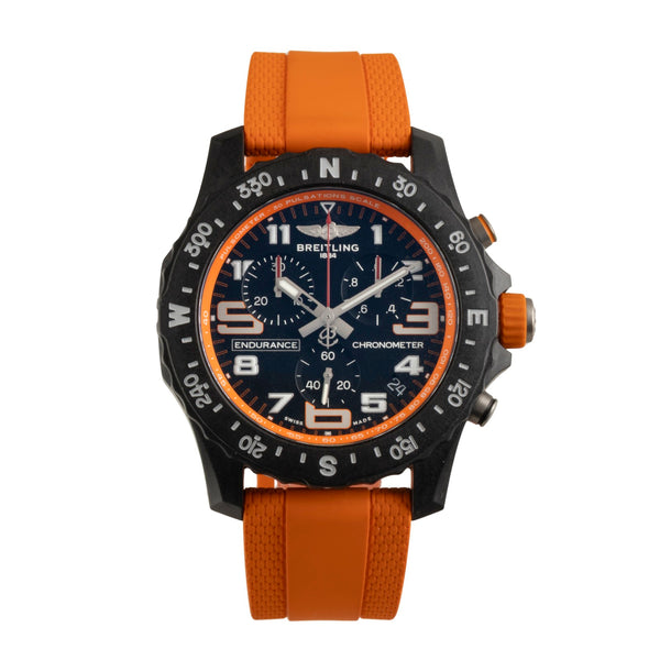 Breitling Endurance Pro cronografo breitlight quarzo orologio da uomo X82310A51B1S2 LP: 3600EUR  [2602748]