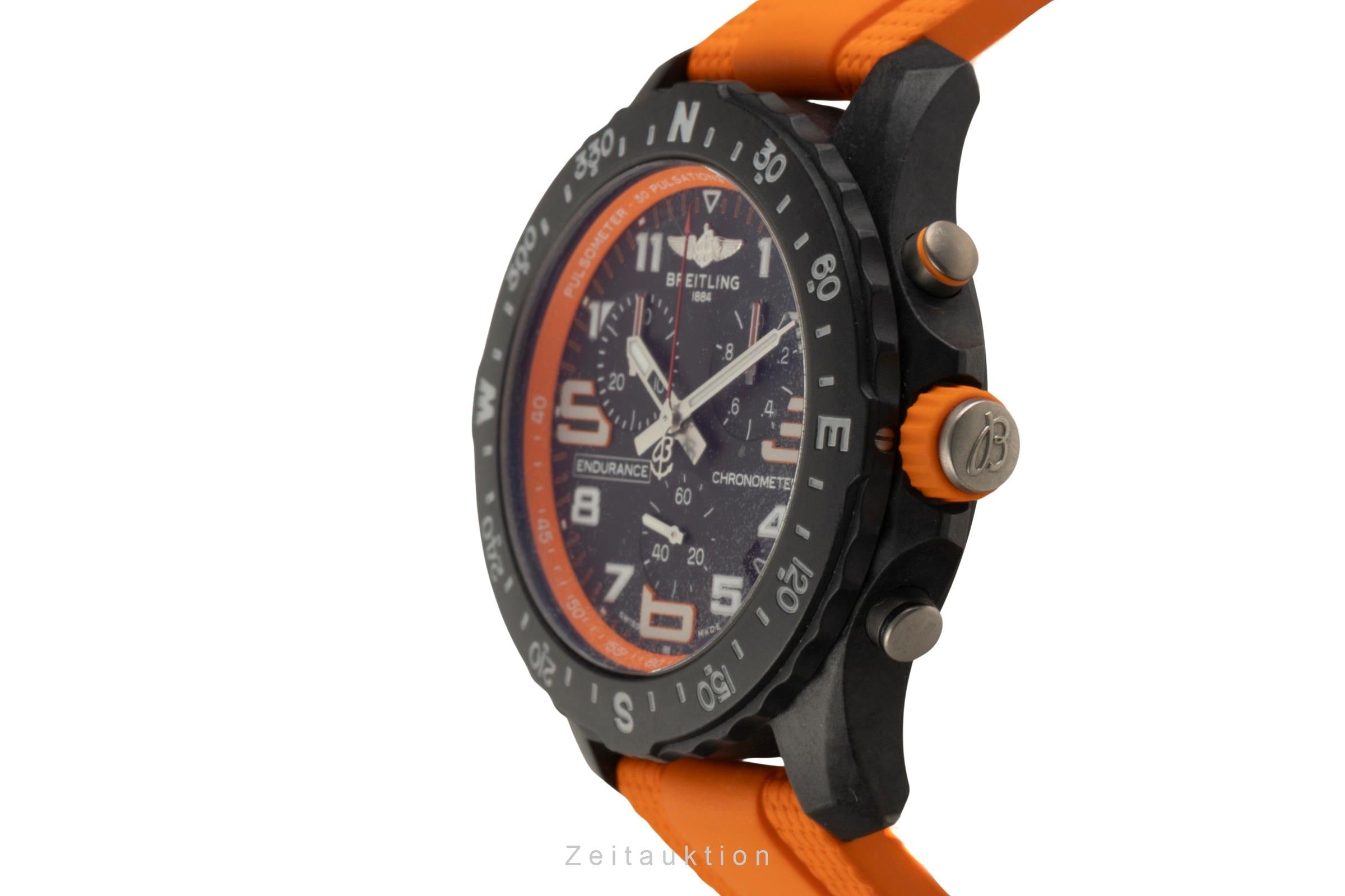 Breitling Endurance Pro cronografo breitlight quarzo orologio da uomo X82310A51B1S2 LP: 3600EUR  [2602748]