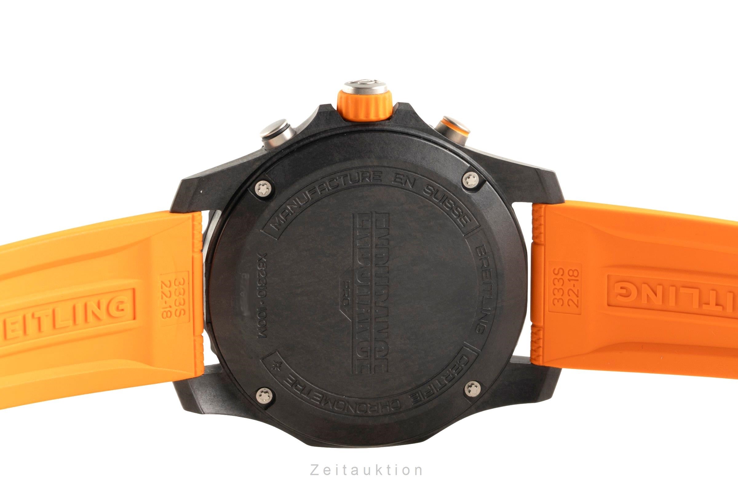 Breitling Endurance Pro cronografo breitlight quarzo orologio da uomo X82310A51B1S2 LP: 3600EUR  [2602748]