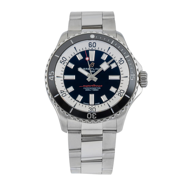 Breitling Superocean steel automatic men's watch A17375211B1A1 LP: 5650EUR  [2602752]