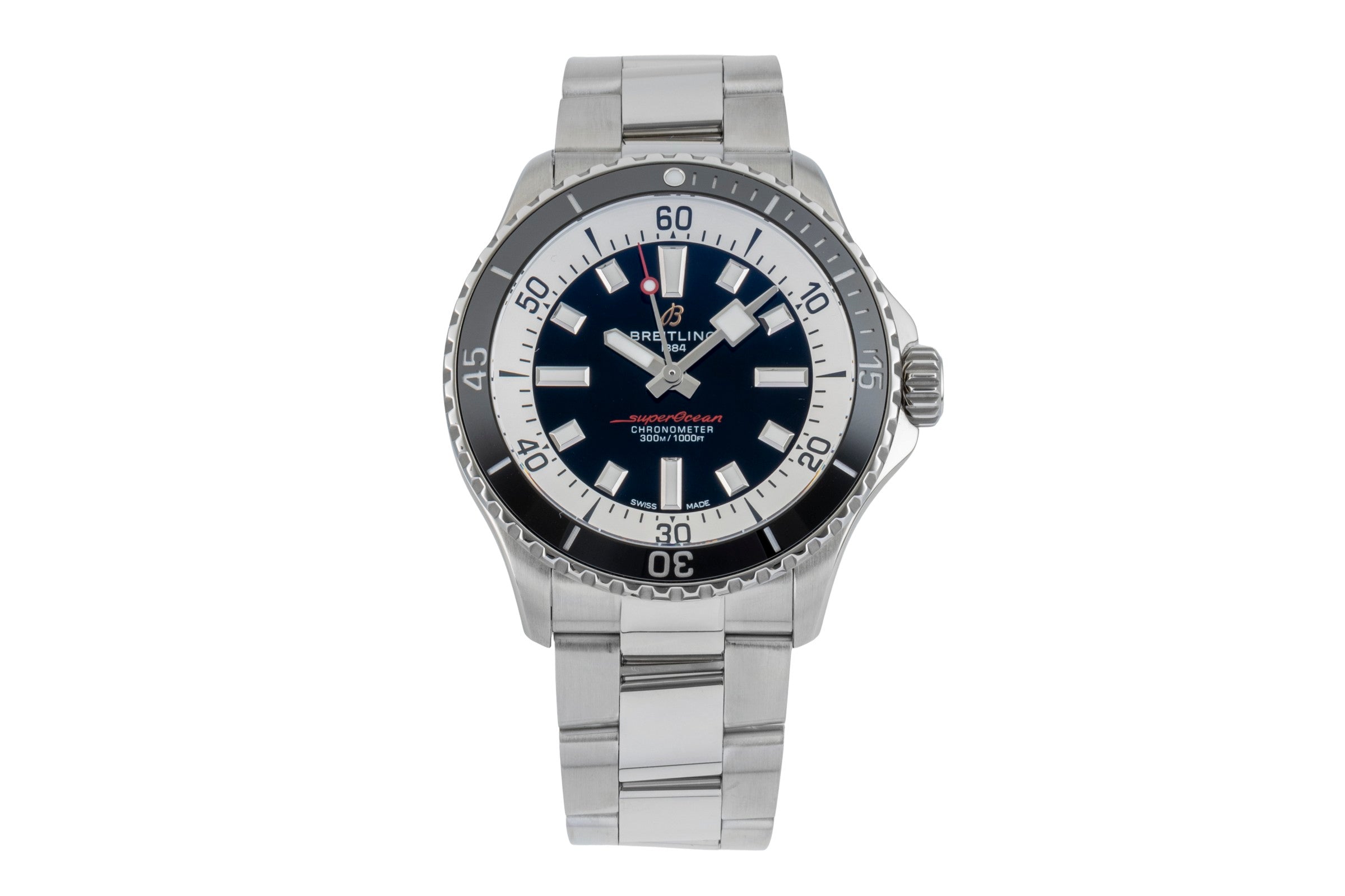 Breitling Superocean acciaio automatismo orologio da uomo A17375211B1A1 LP: 5650EUR  [2602752]