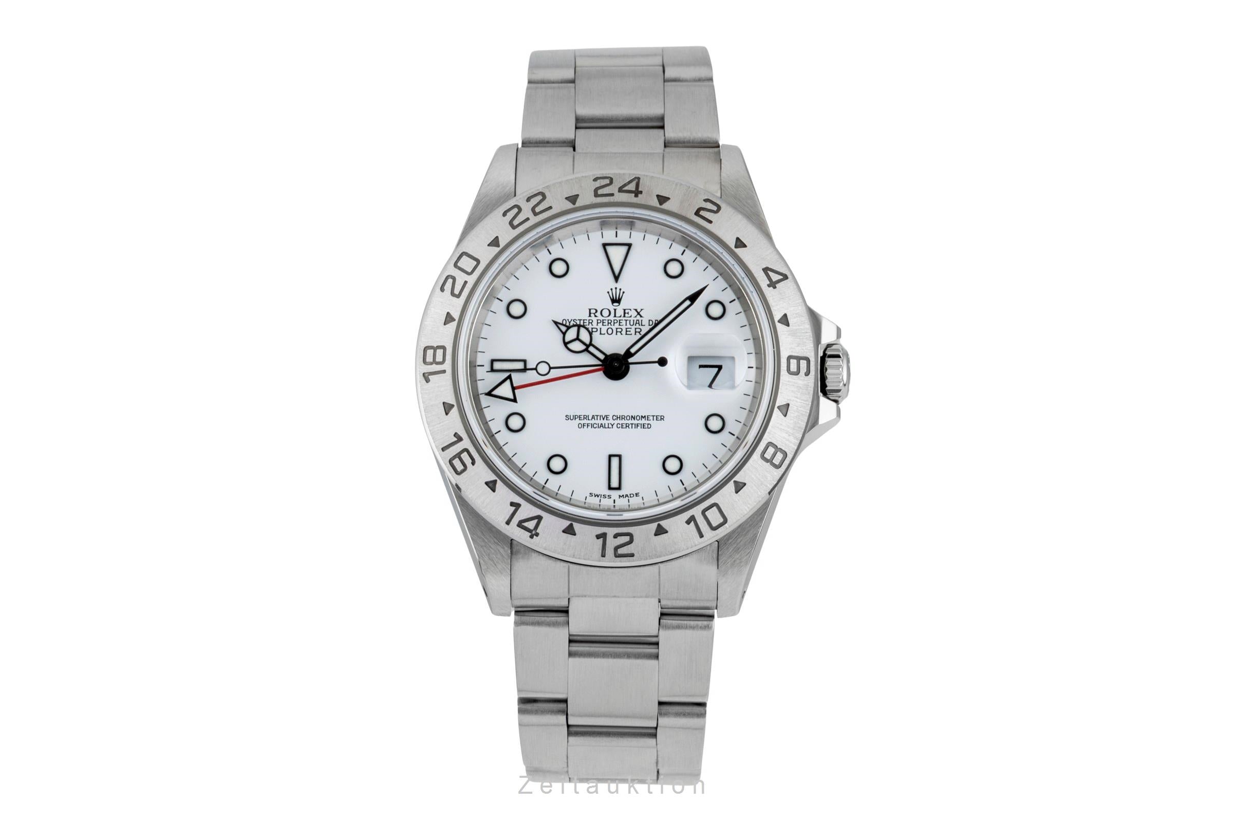 Rolex Explorer II steel automatic men's watch 16570  [2602755]
