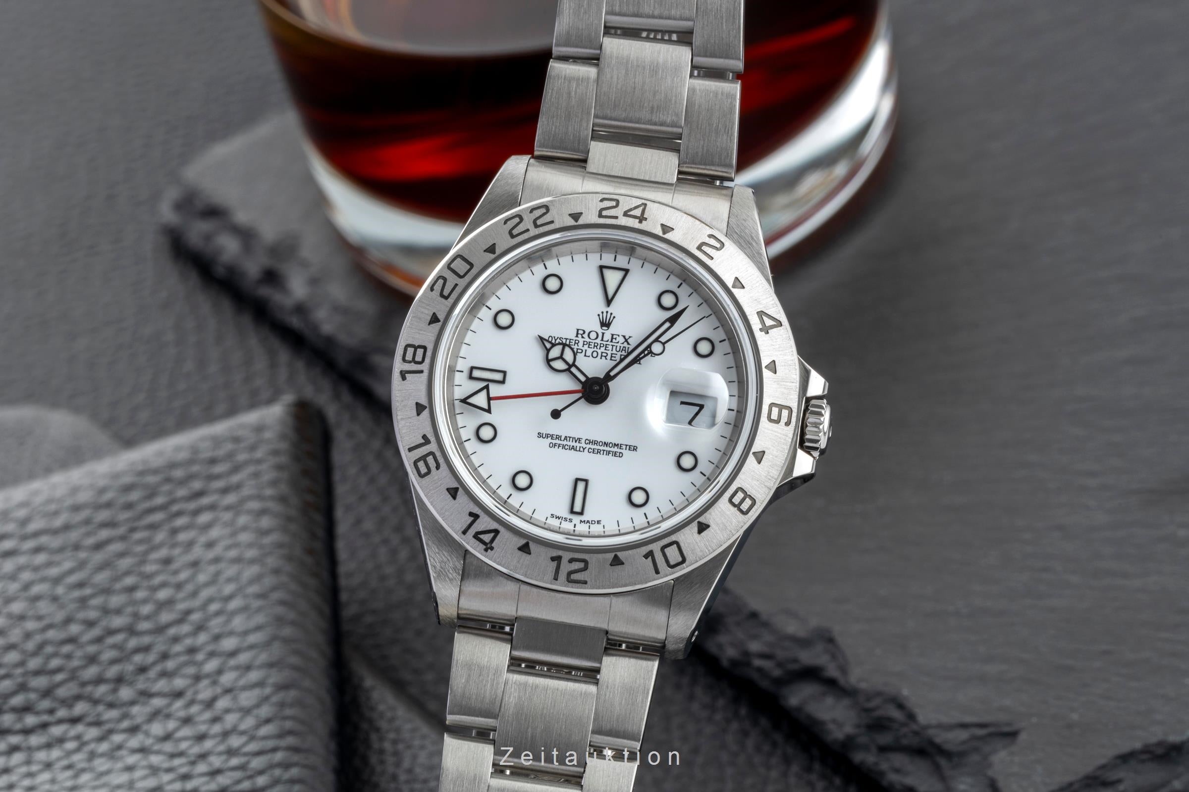 Rolex Explorer II acciaio automatismo orologio da uomo 16570  [2602755]