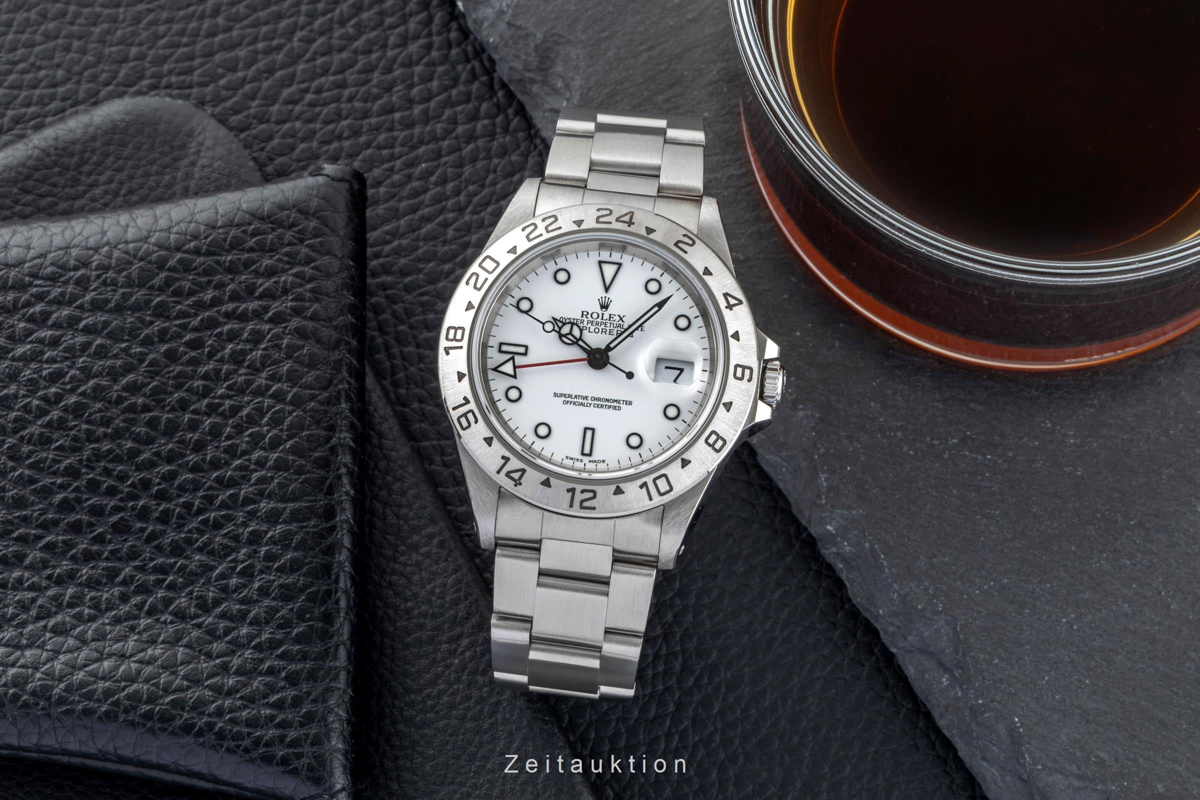 Rolex Explorer II steel automatic men's watch 16570  [2602755]