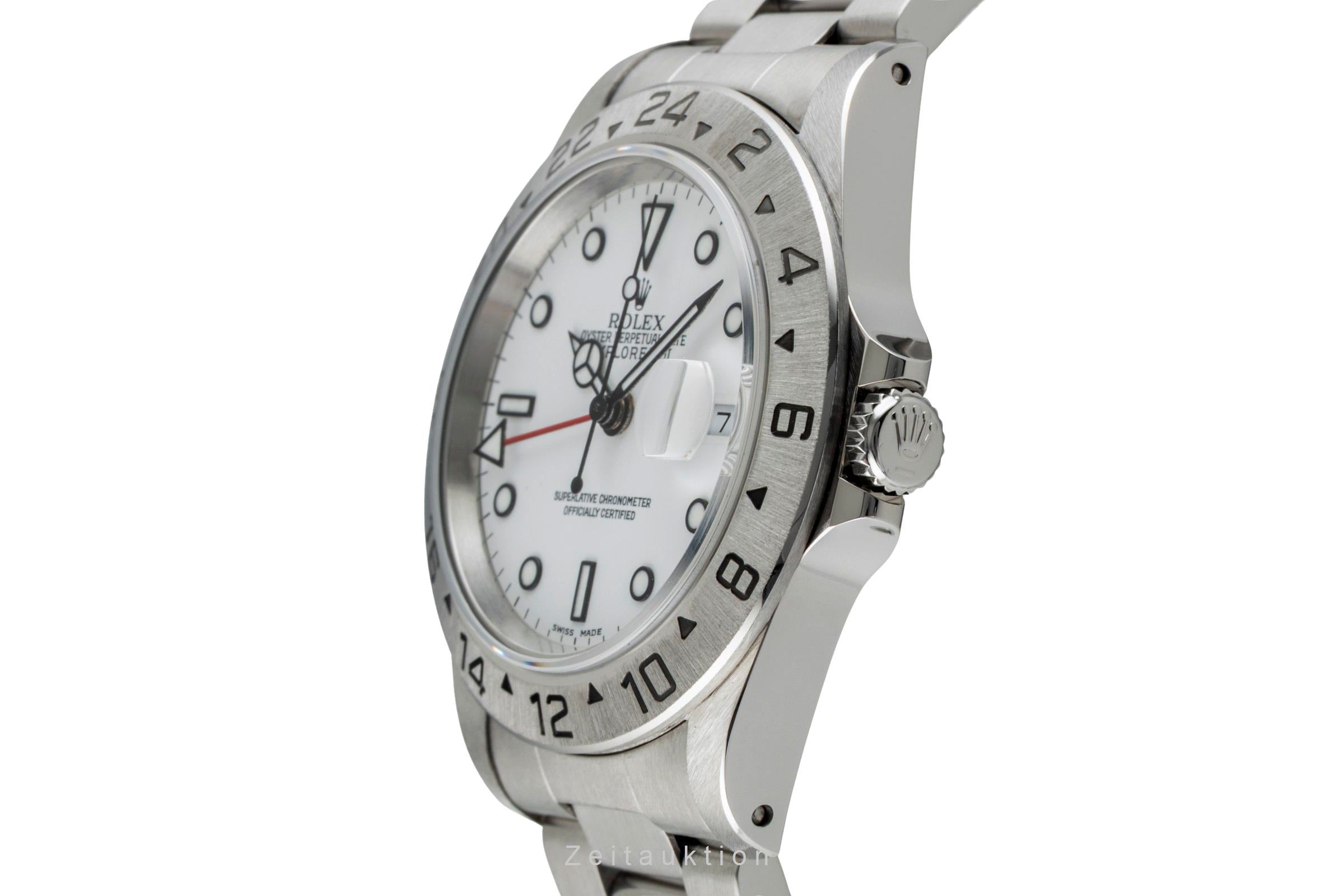 Rolex Explorer II steel automatic men's watch 16570  [2602755]