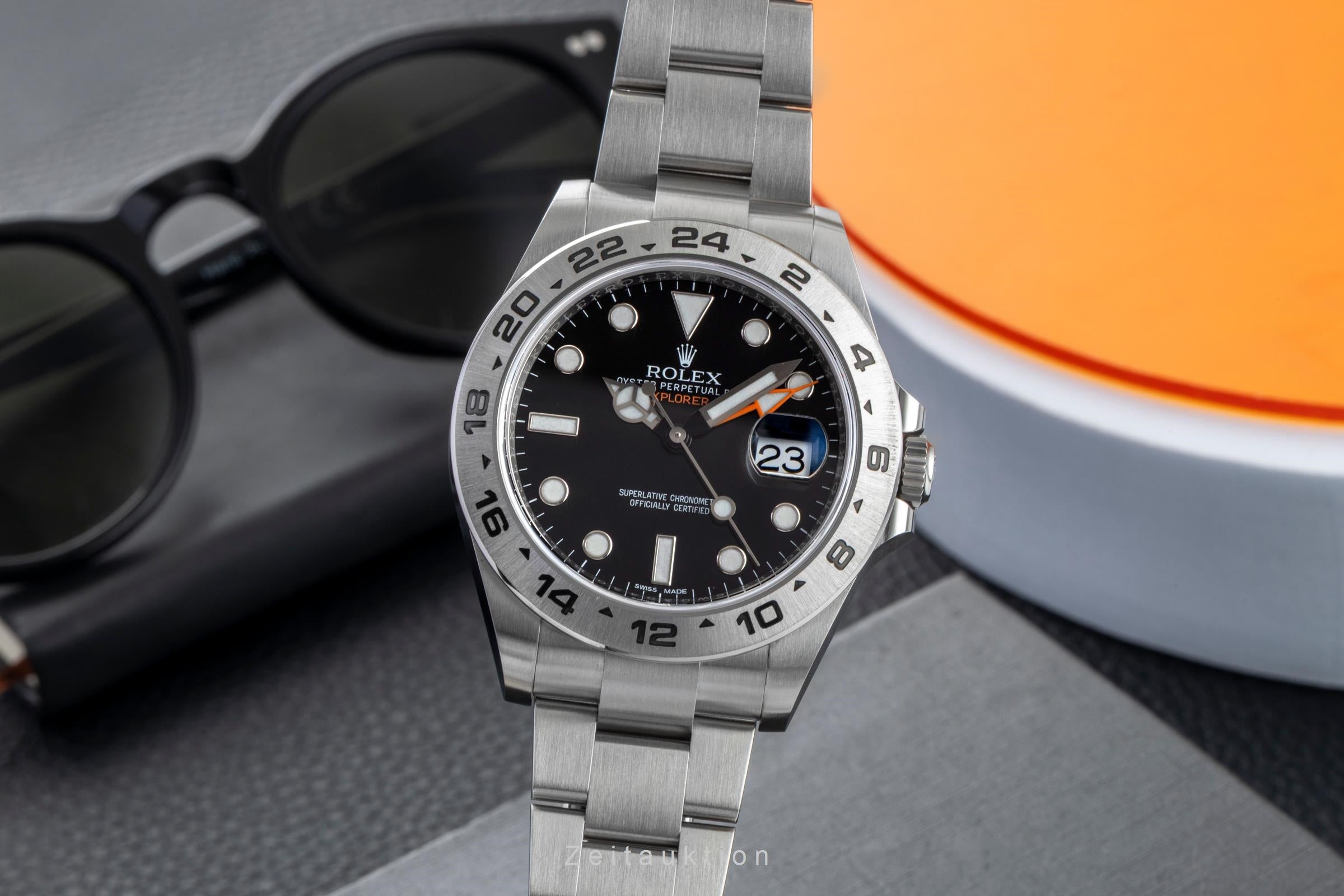 Rolex Explorer II acciaio automatismo orologio da uomo 216570  [2602767]