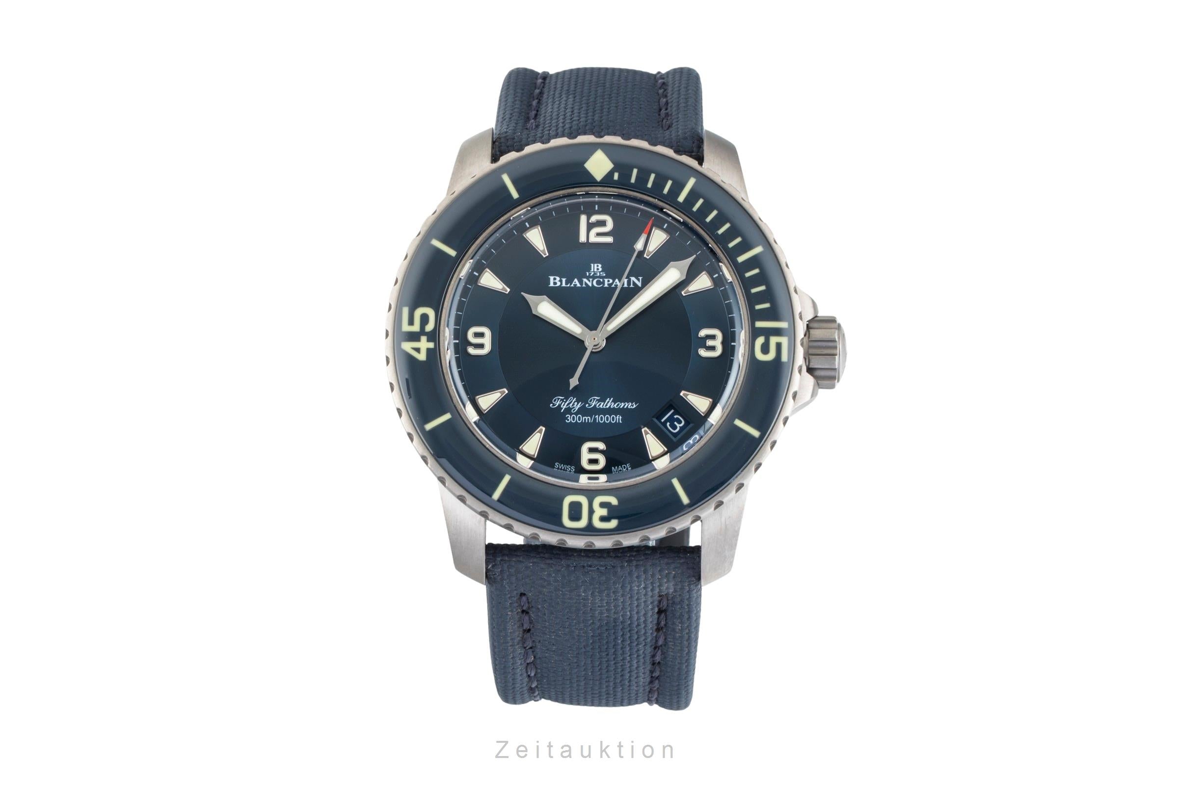 Blancpain Fifty Fathoms titanio automatismo orologio da uomo 5015-12B40-O52A LP: 18200EUR  [2602768]