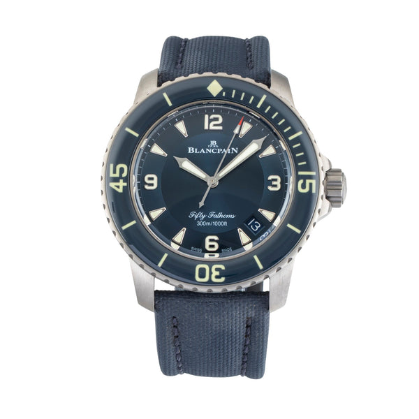 Blancpain Fifty Fathoms titanio automatismo orologio da uomo 5015-12B40-O52A LP: 18200EUR  [2602768]