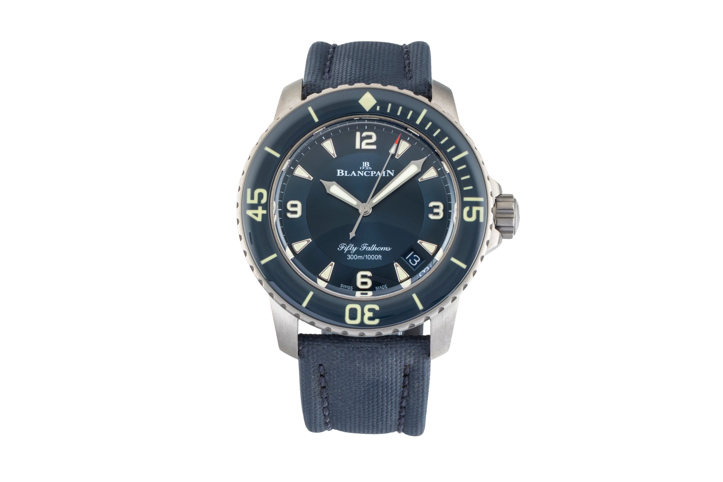 Blancpain Fifty Fathoms 45 Automatik Titan Ref. 5015-12B40-O52A Box NP. 18200€ [2602768]