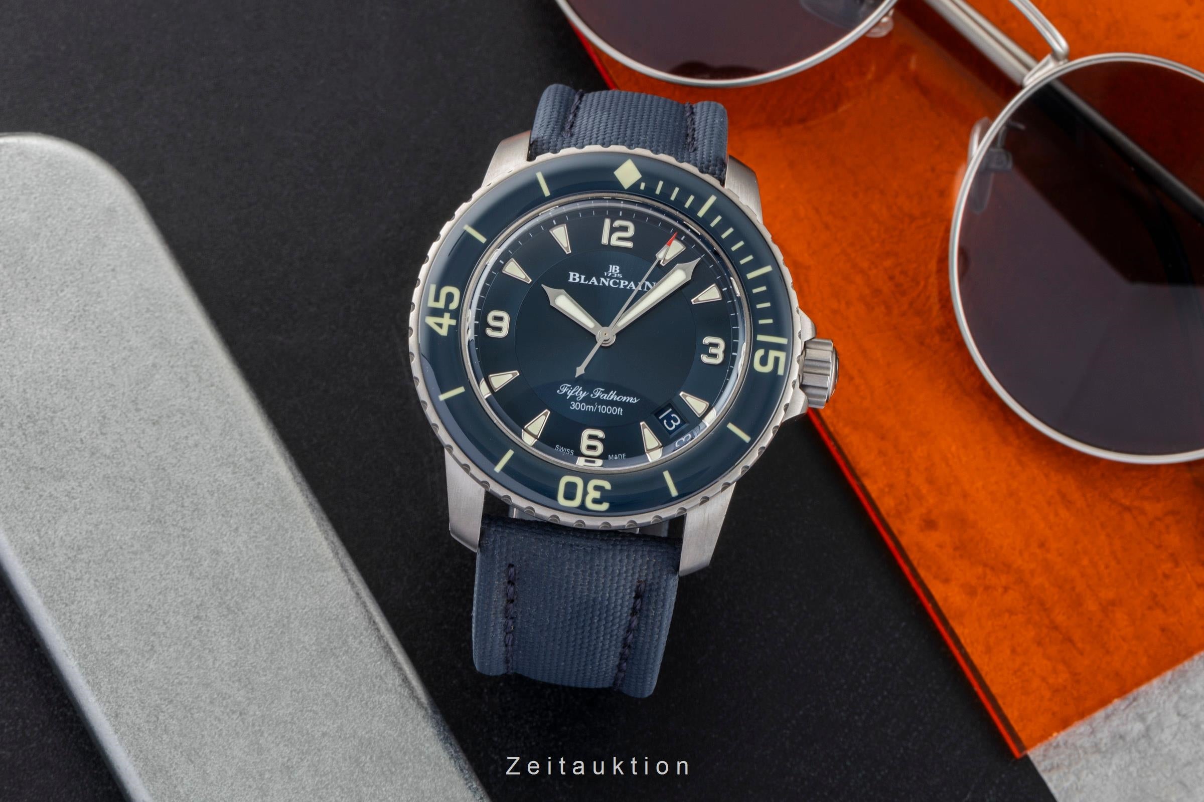Blancpain Fifty Fathoms titanio automatismo orologio da uomo 5015-12B40-O52A LP: 18200EUR  [2602768]