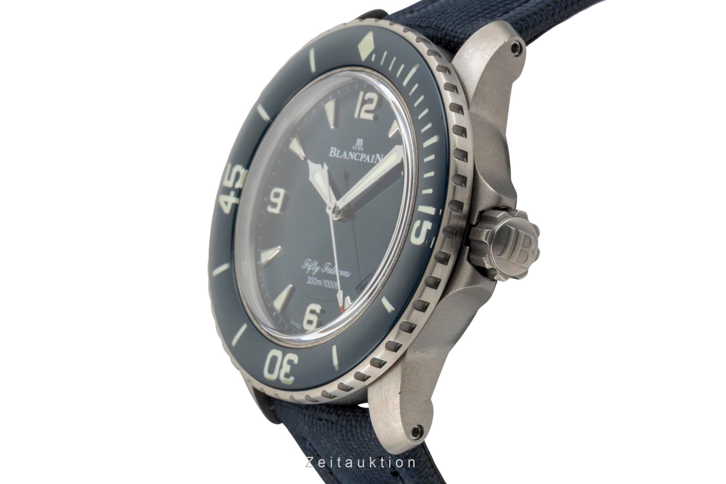 Blancpain Fifty Fathoms titanio automatismo orologio da uomo 5015-12B40-O52A LP: 18200EUR  [2602768]