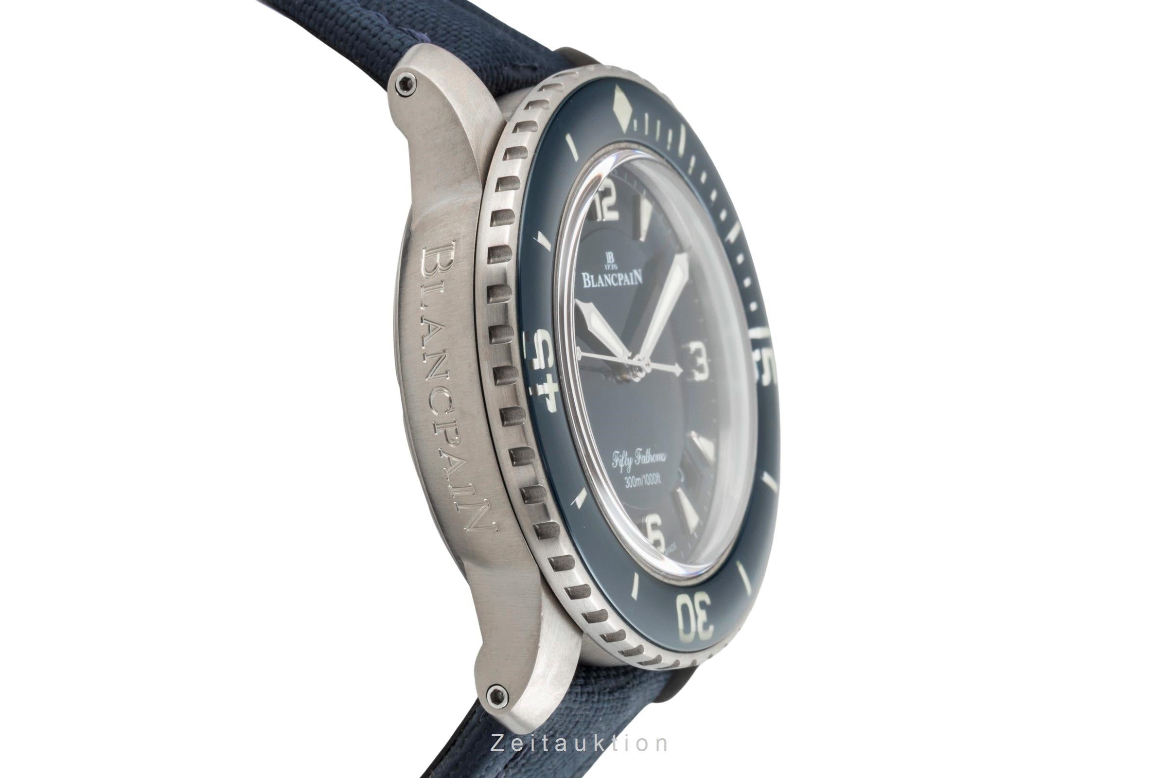Blancpain Fifty Fathoms titanio automatismo orologio da uomo 5015-12B40-O52A LP: 18200EUR  [2602768]