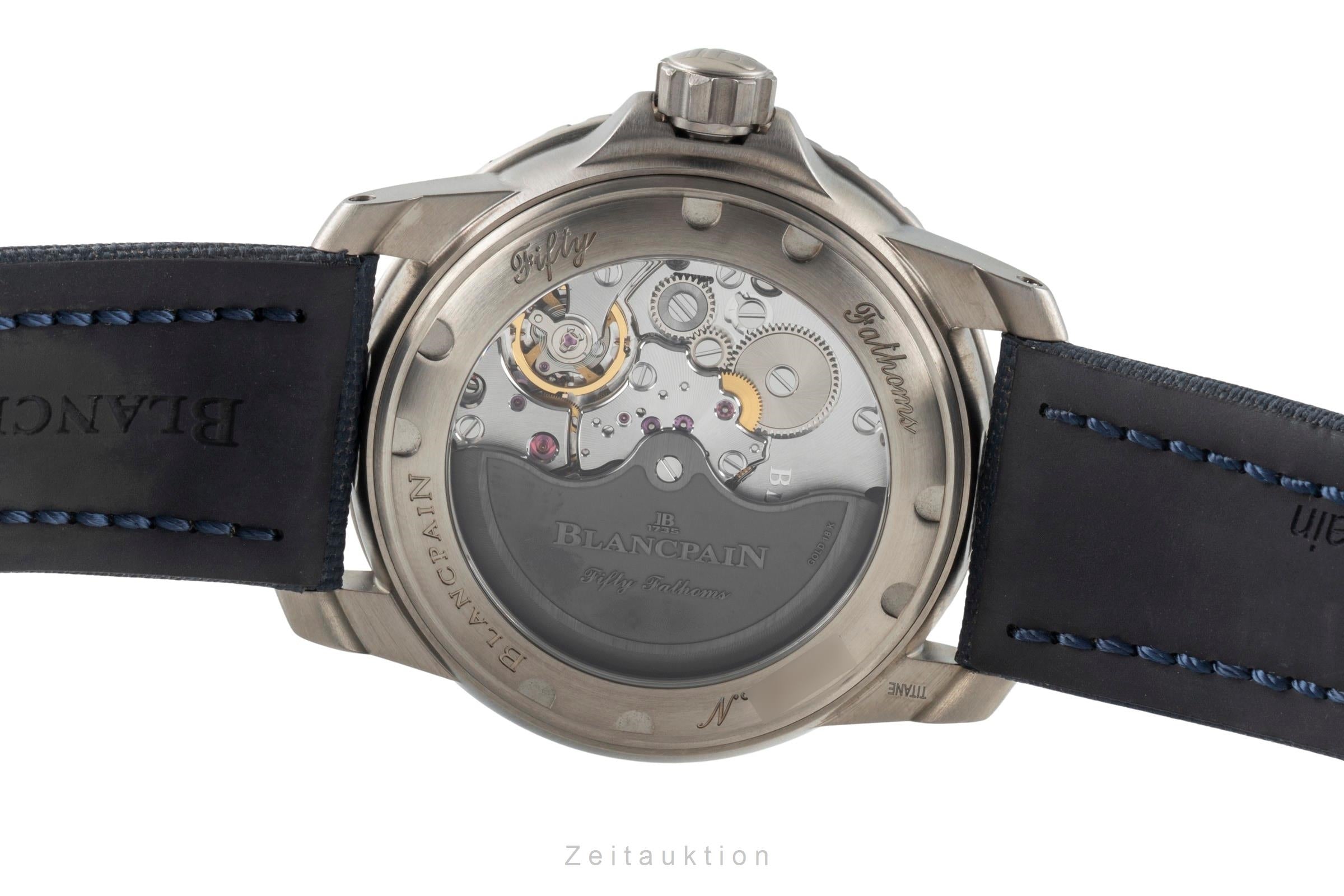 Blancpain Fifty Fathoms titanio automatismo orologio da uomo 5015-12B40-O52A LP: 18200EUR  [2602768]