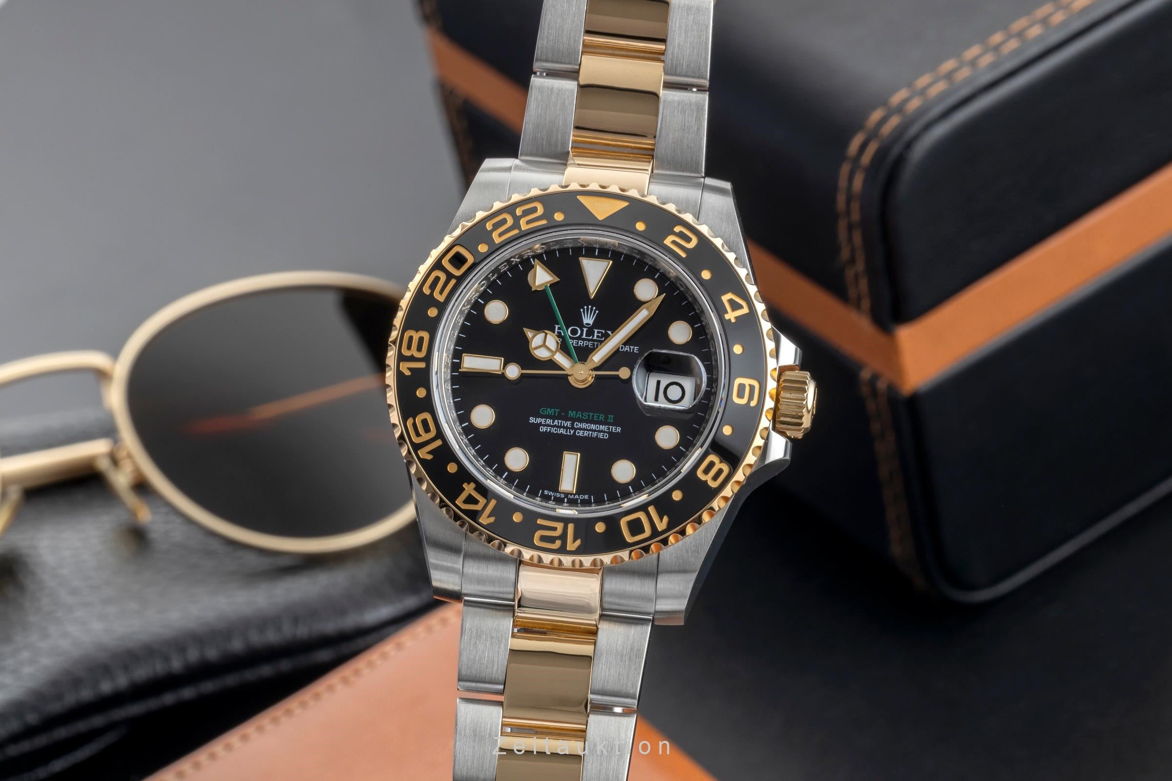Rolex GMT-Master II Stahl / Gold Automatik Herrenuhr Ref. 116713 V-Serie [2602769]