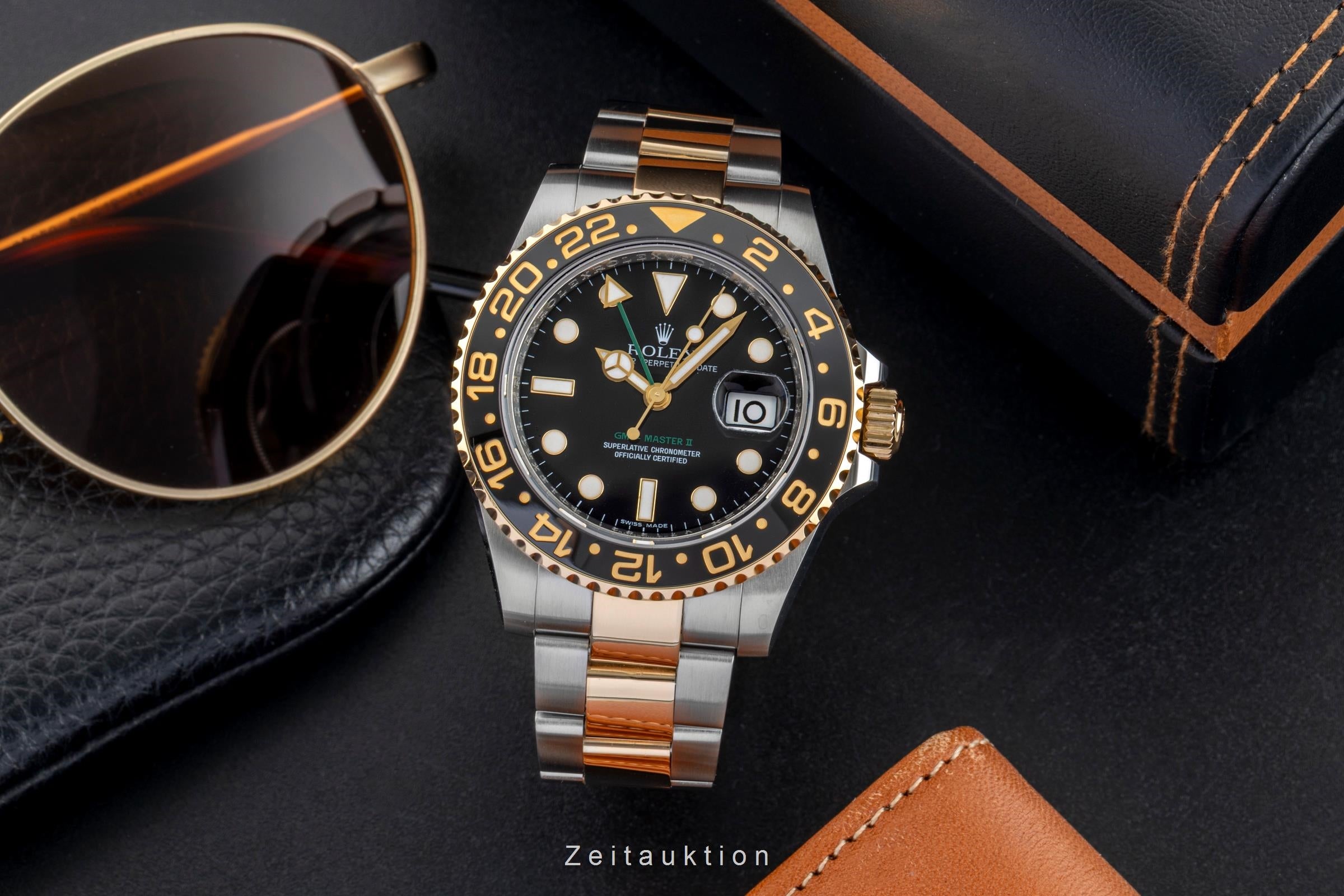 Rolex GMT-Master II steel / gold automatic men's watch 116713  [2602769]
