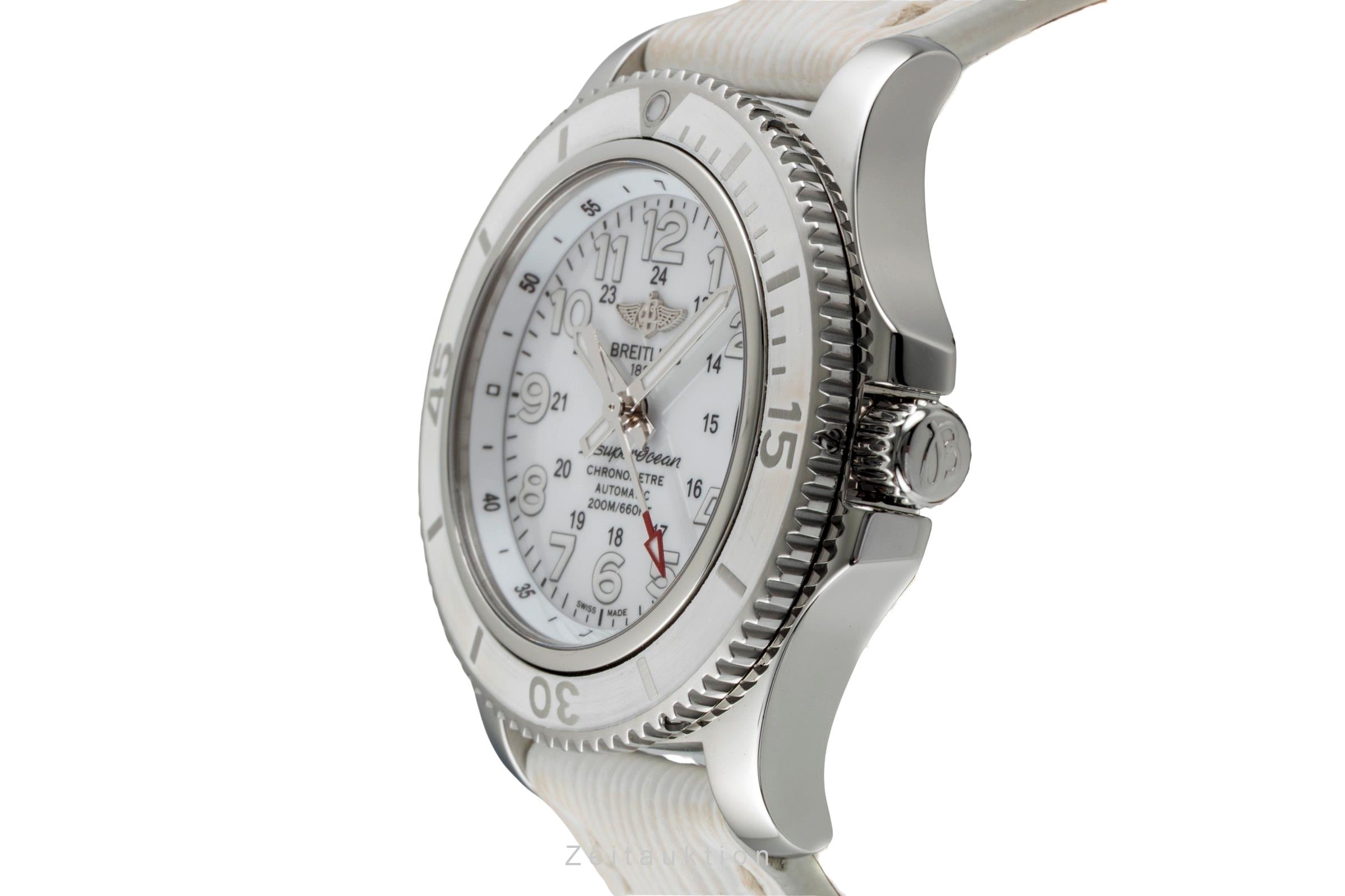 Breitling Superocean steel automatic women's watch A17312D2/A775  [2602772]