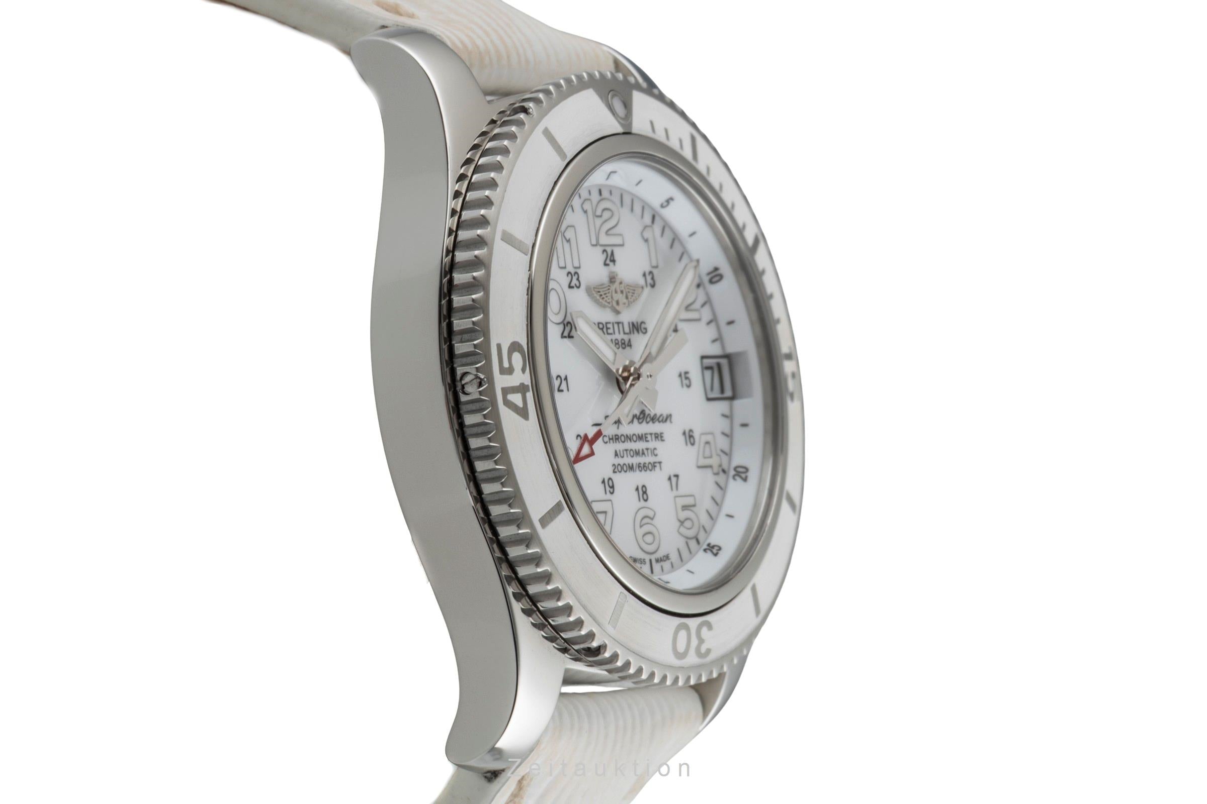 Breitling Superocean steel automatic women's watch A17312D2/A775  [2602772]