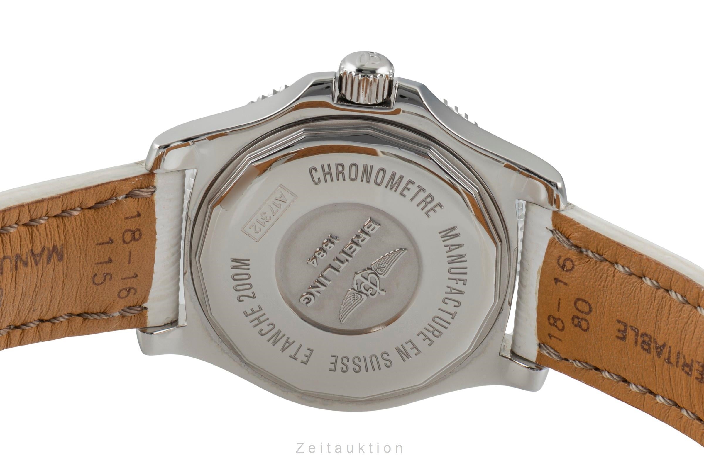 Breitling Superocean steel automatic women's watch A17312D2/A775  [2602772]