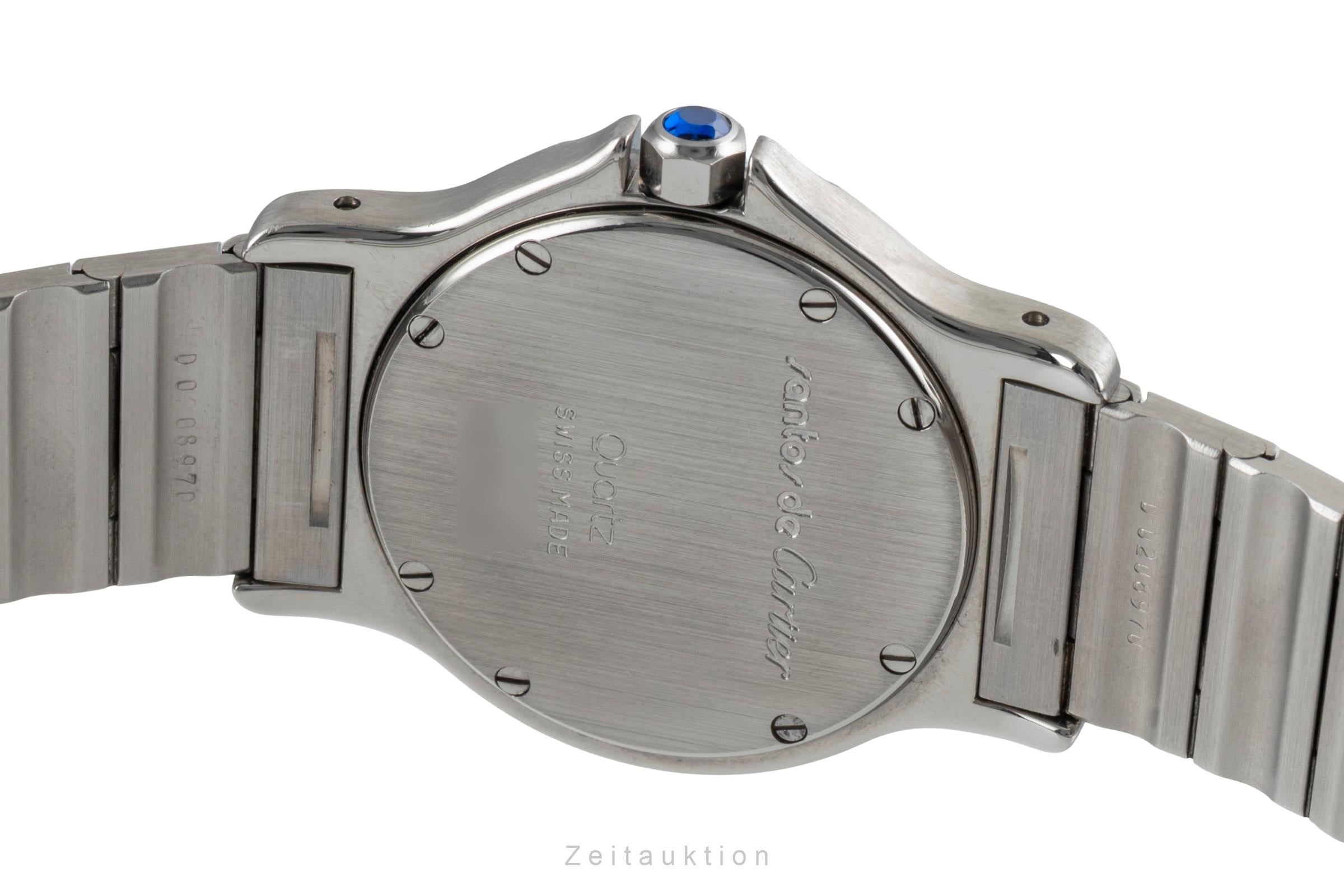 Cartier Santos Ronde acier / or  quartz montre pour hommes 187902  [2602773]