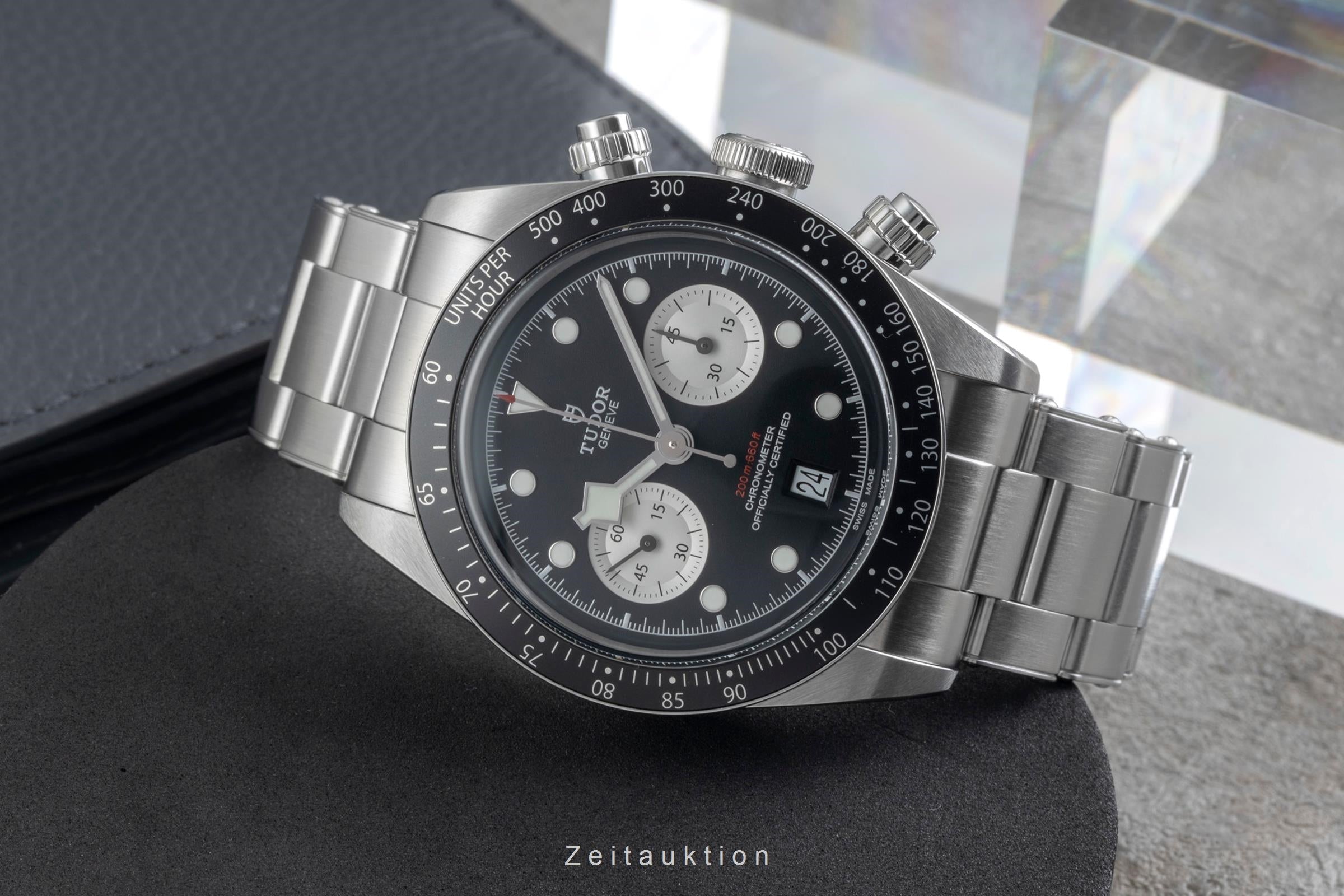 Tudor Black Bay chronograph steel automatic men's watch 79360N LP: 5760EUR  [2602774]