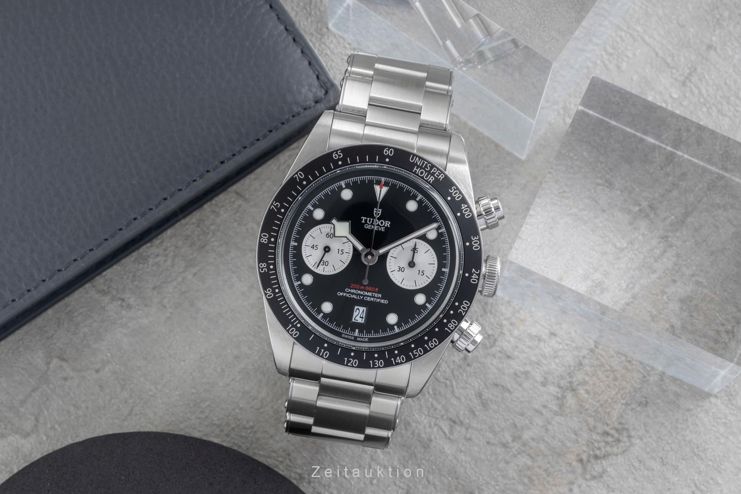 Tudor Black Bay chronograph steel automatic men's watch 79360N LP: 5760EUR  [2602774]