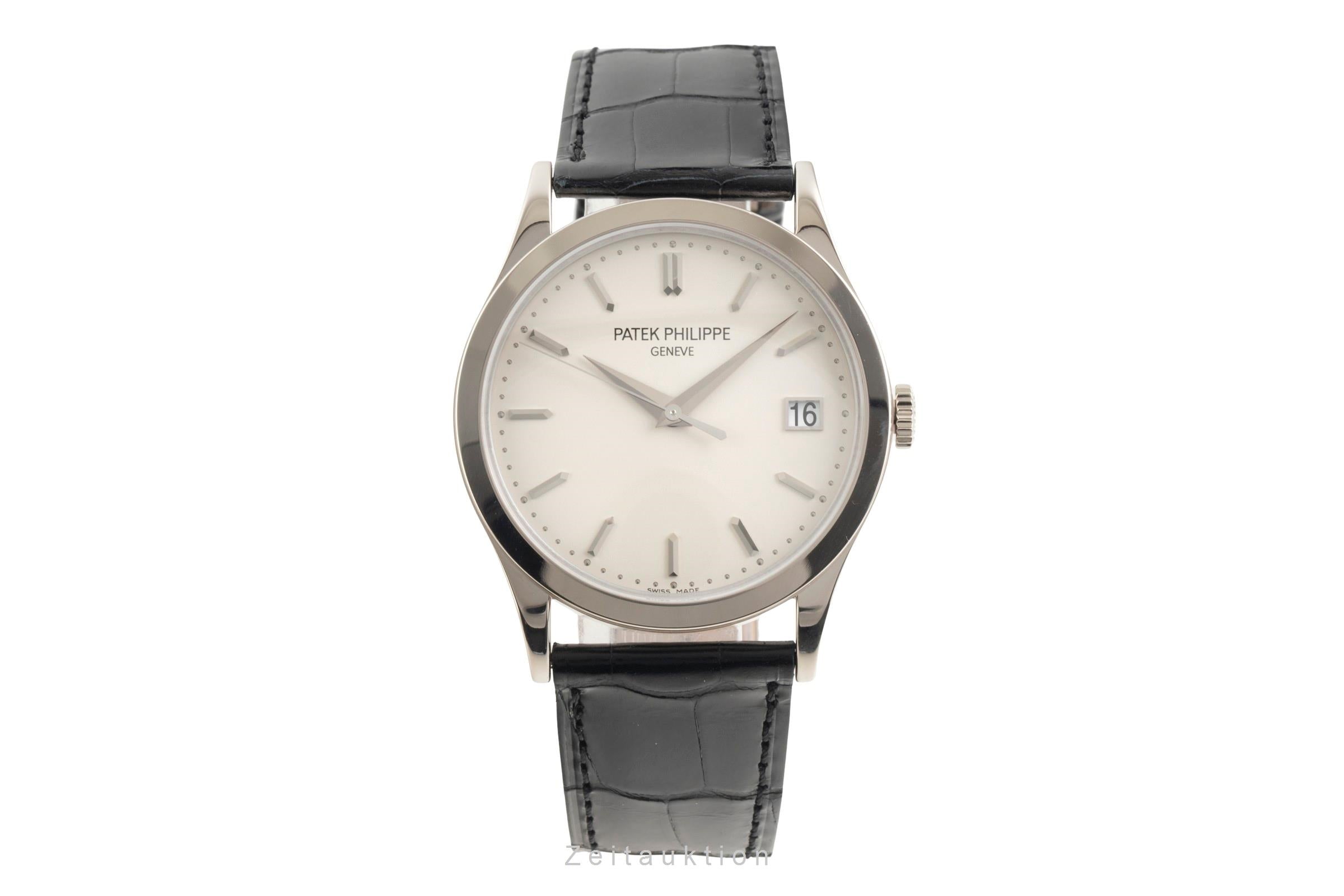 Patek Philippe Calatrava or blanc 18 ct automatique montre pour hommes 5296G-010 LP: 43802EUR  [2602775]