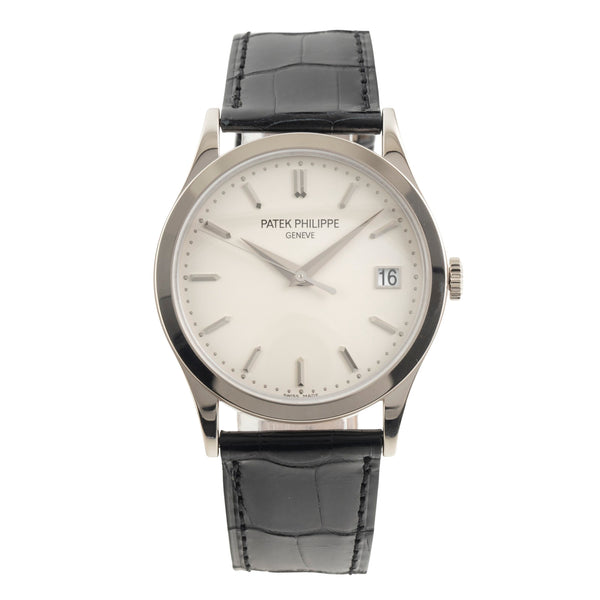 Patek Philippe Calatrava or blanc 18 ct automatique montre pour hommes 5296G-010 LP: 43802EUR  [2602775]