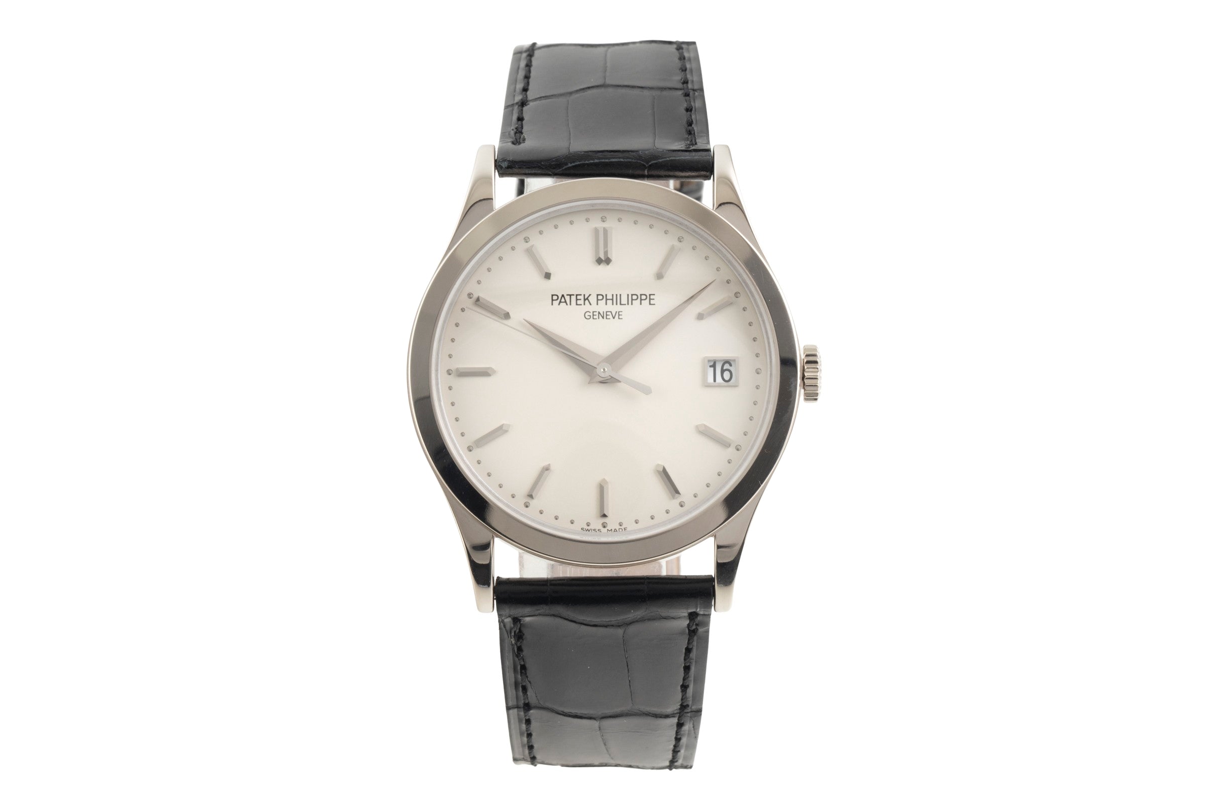 Patek Philippe Calatrava 18K (0,750) Weissgold Automatik Ref. 5296G-010 B&P 2009 [2602775]