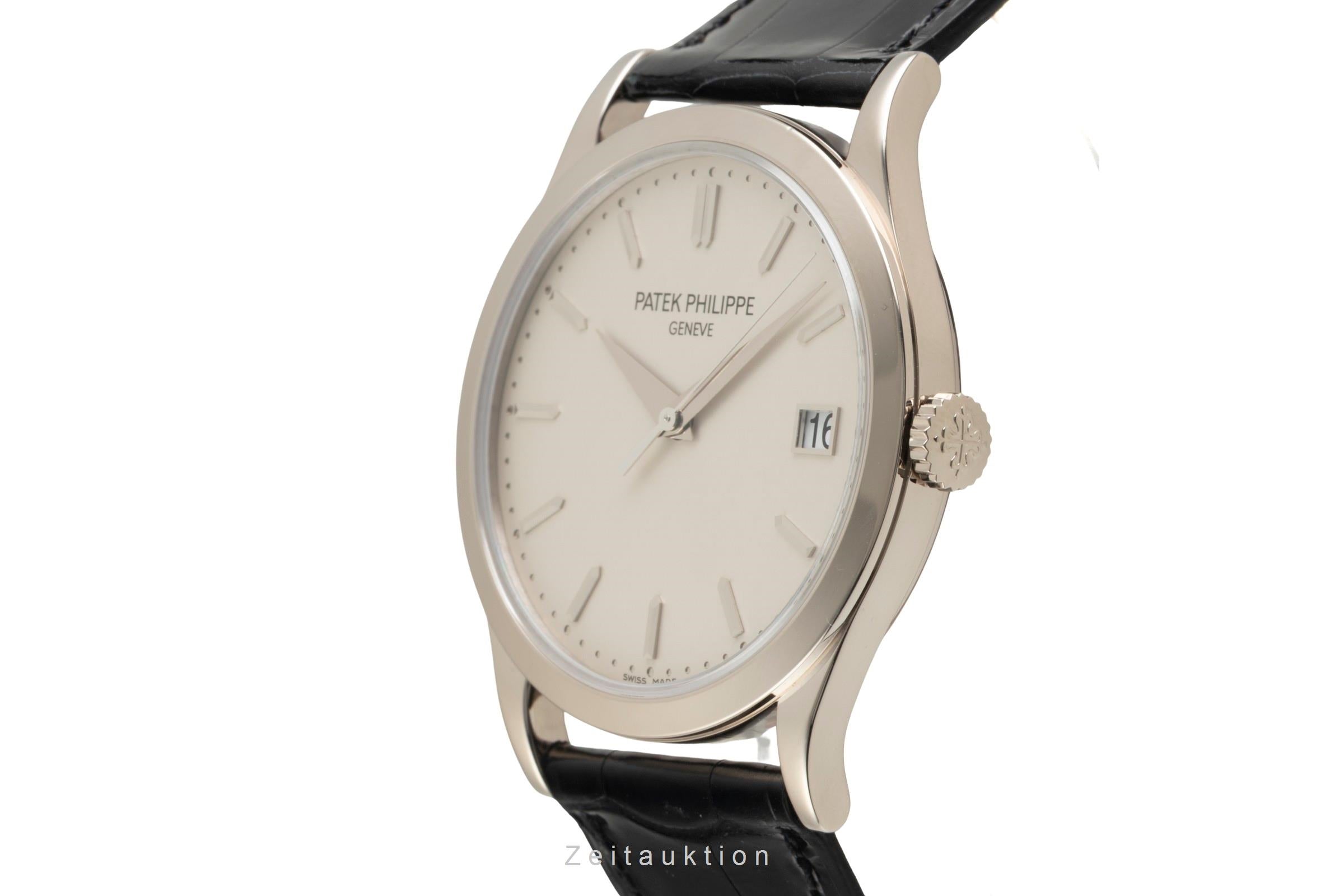 Patek Philippe Calatrava or blanc 18 ct automatique montre pour hommes 5296G-010 LP: 43802EUR  [2602775]