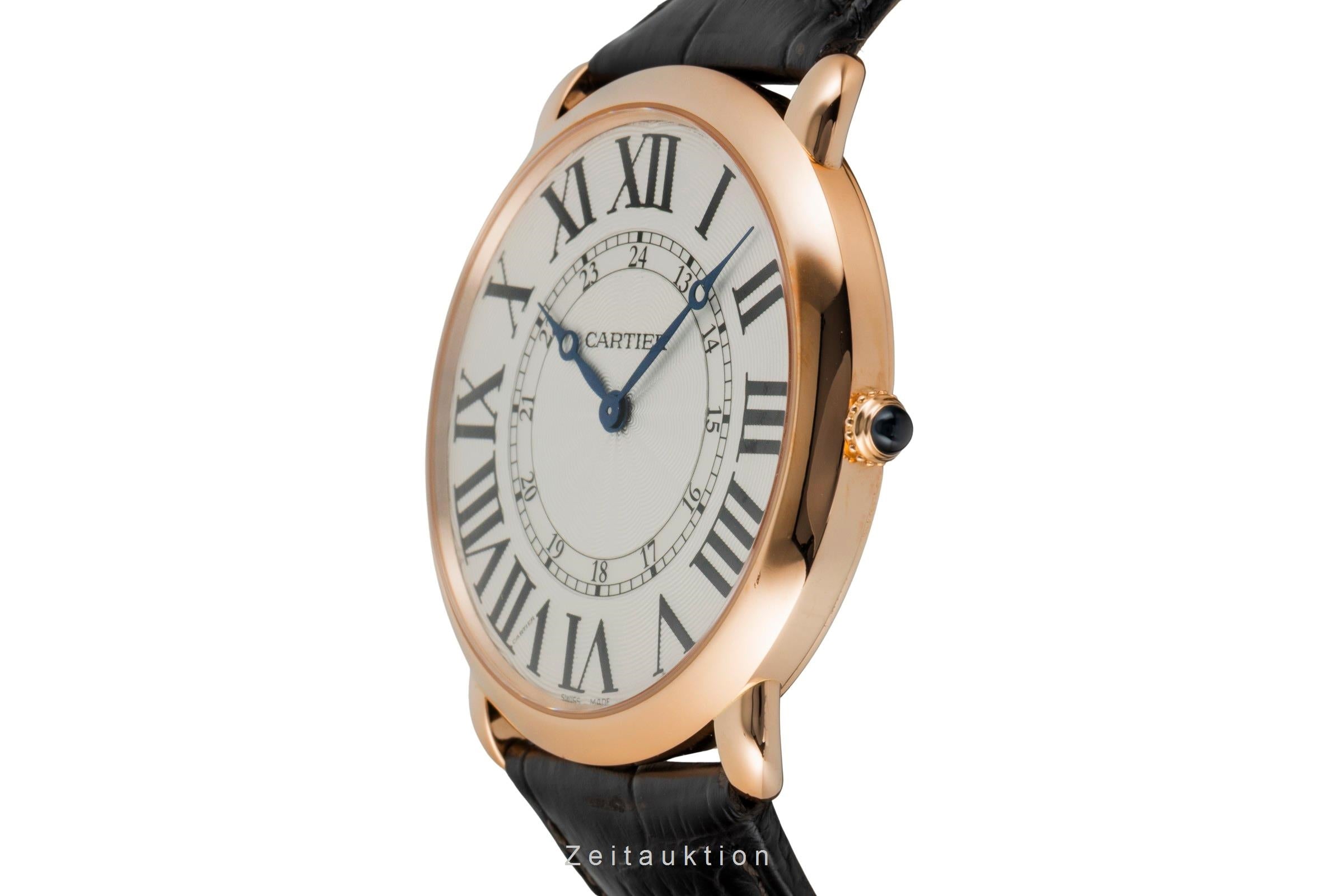 Cartier Ronde Louis or 18 ct à remontage manuel montre pour hommes W6801004  [2602777]