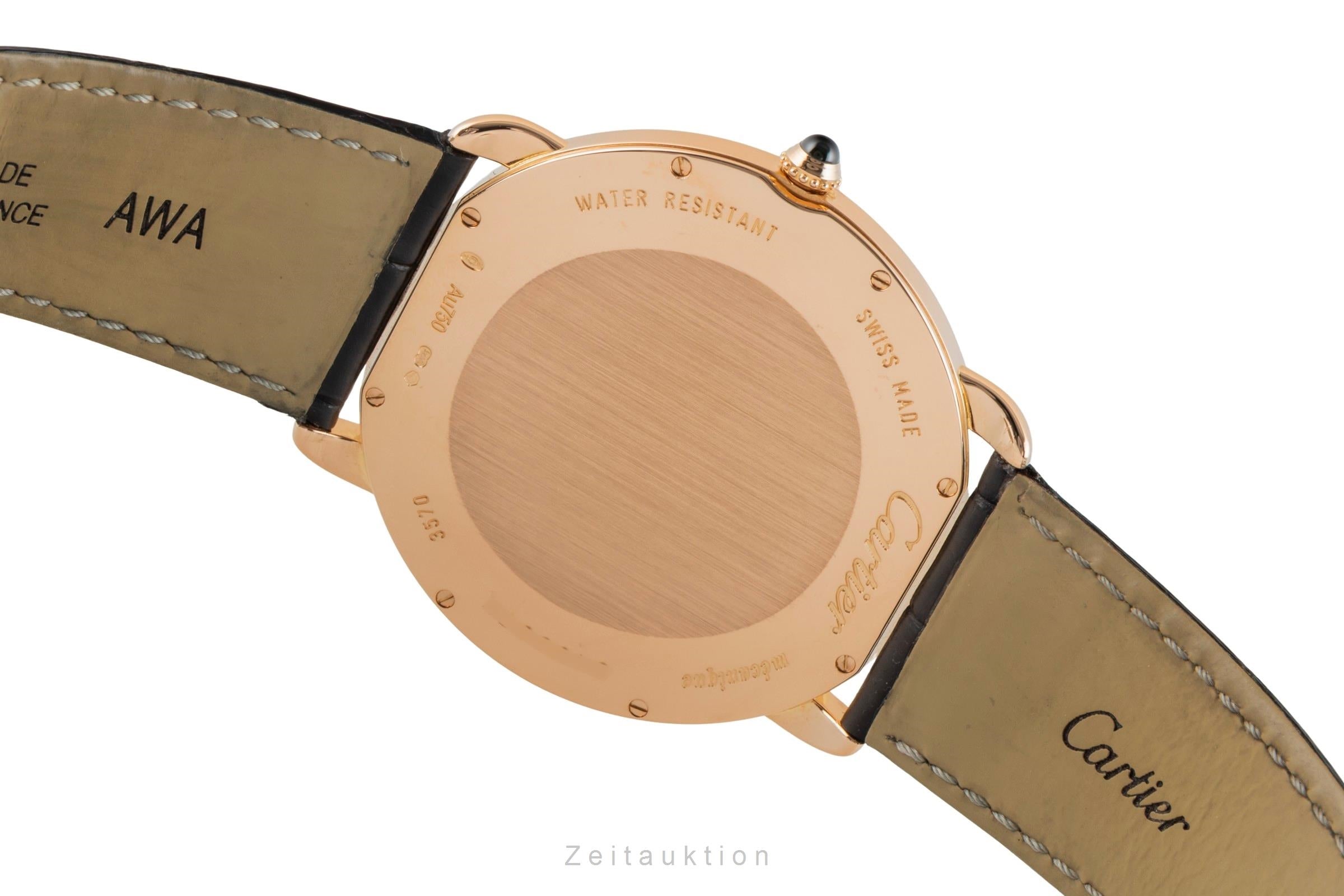 Cartier Ronde Louis or 18 ct à remontage manuel montre pour hommes W6801004  [2602777]