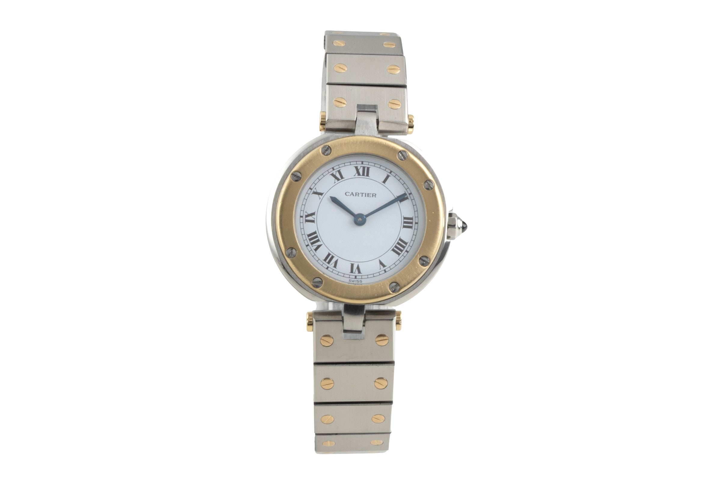 Cartier Santos Ronde acciaio / oro quarzo unisex 8191  [2602780]