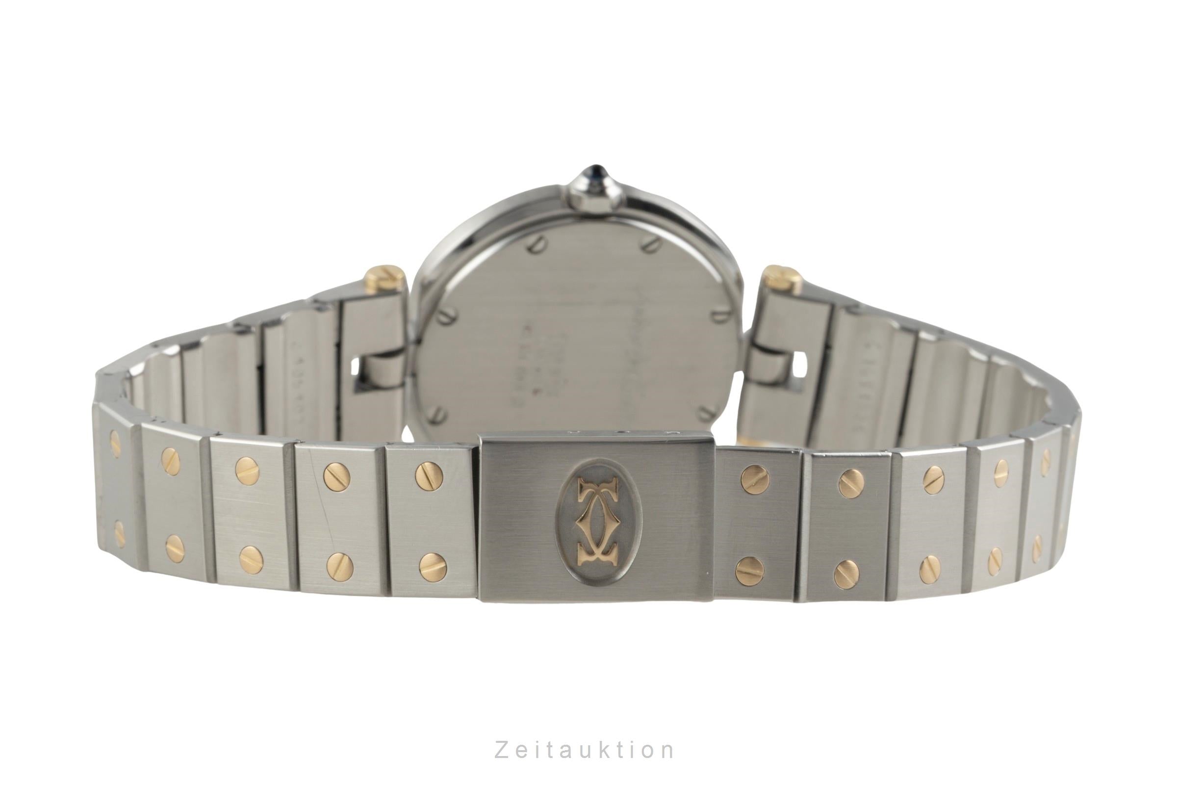 Cartier Santos Ronde Vendome Lady Stahl / Gold White Dial Damen Ref. 8191 [2602780]