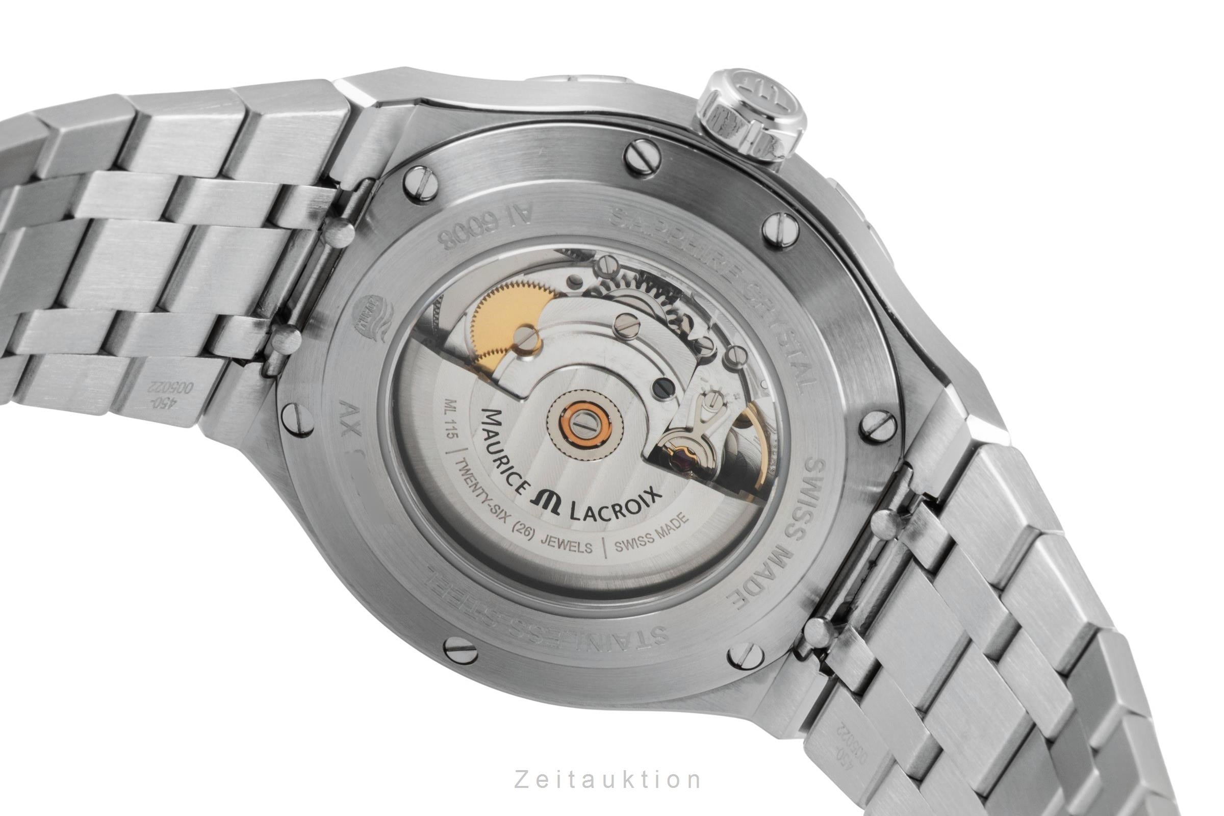 Maurice Lacroix Aikon acier automatique montre pour hommes AI6008-SS002-430  [2602782]