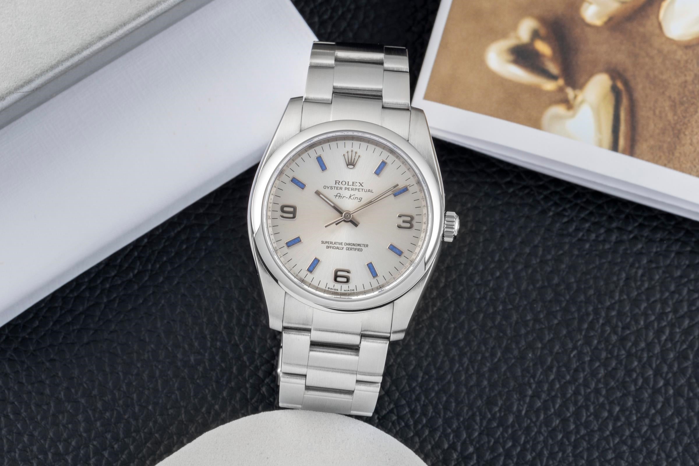 Rolex Air King steel automatic unisex 114200  [2602783]
