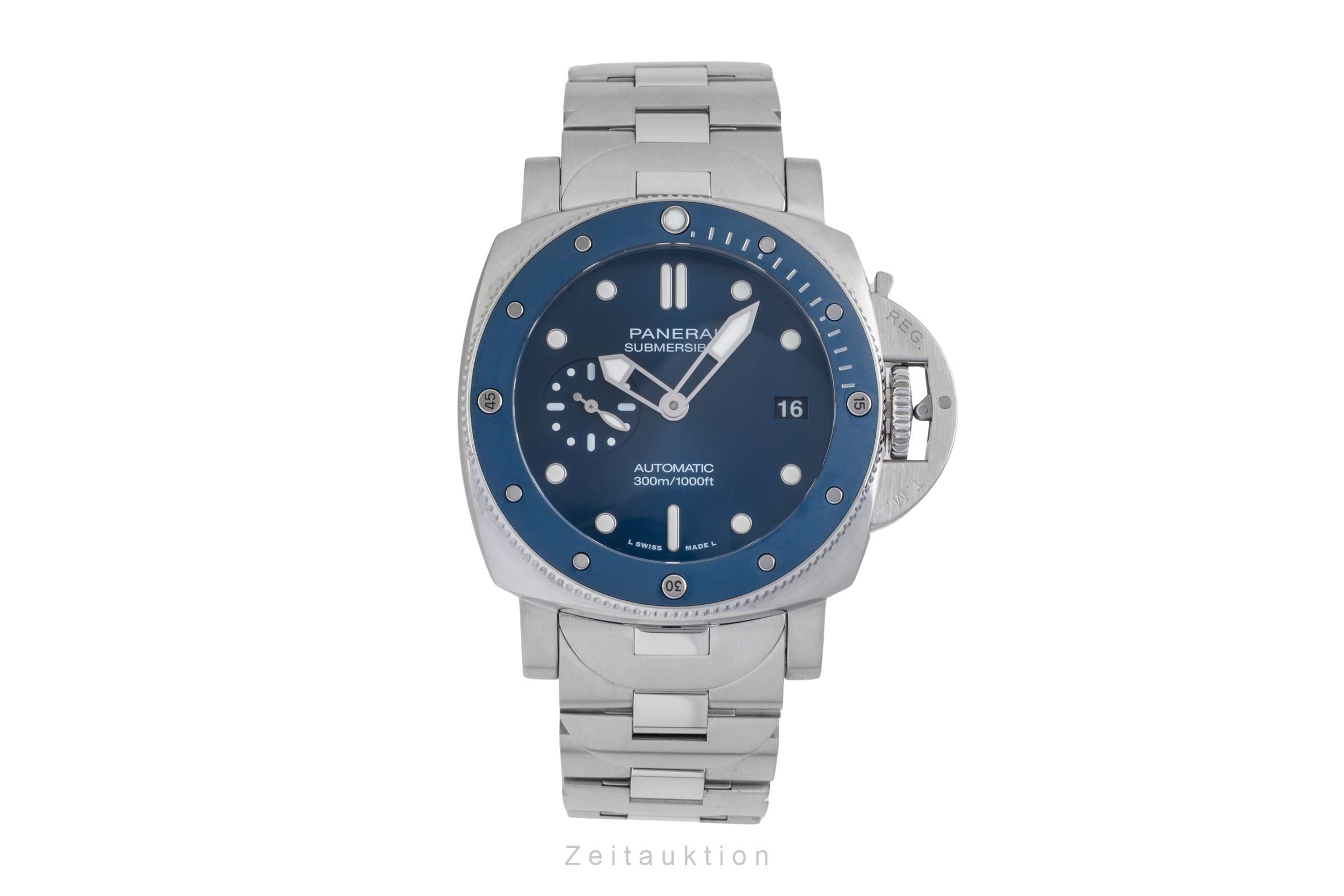 Panerai Submersible steel automatic men's watch PAM01068 LP: 12200EUR  [2602785]