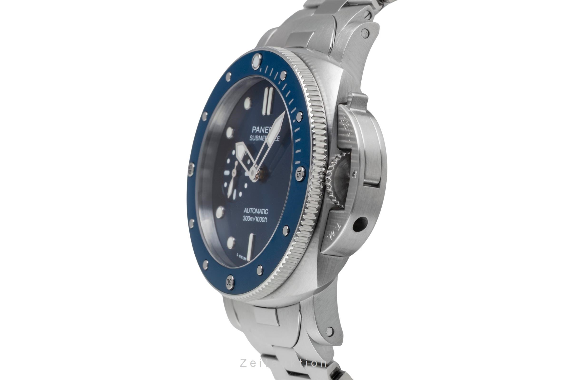 Panerai Submersible steel automatic men's watch PAM01068 LP: 12200EUR  [2602785]