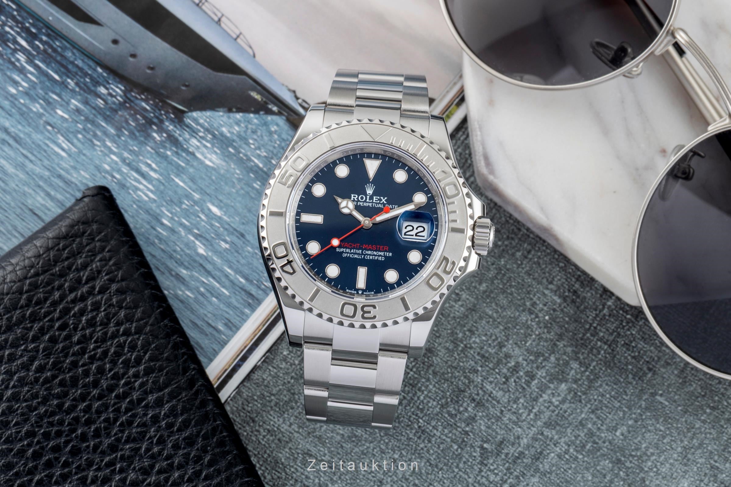 Rolex Yacht-Master steel / platinium automatic Kal. 3235 Ref