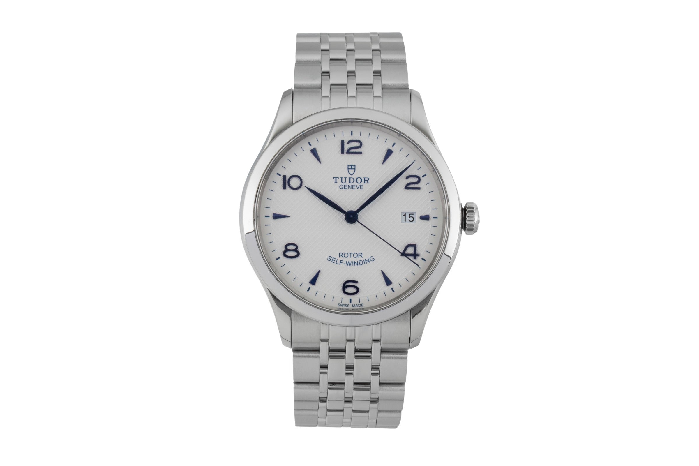 Tudor 1926 Edelstahl Automatik White Dial Herrenuhr Ref. 91550 B&P 2022 [2602787]