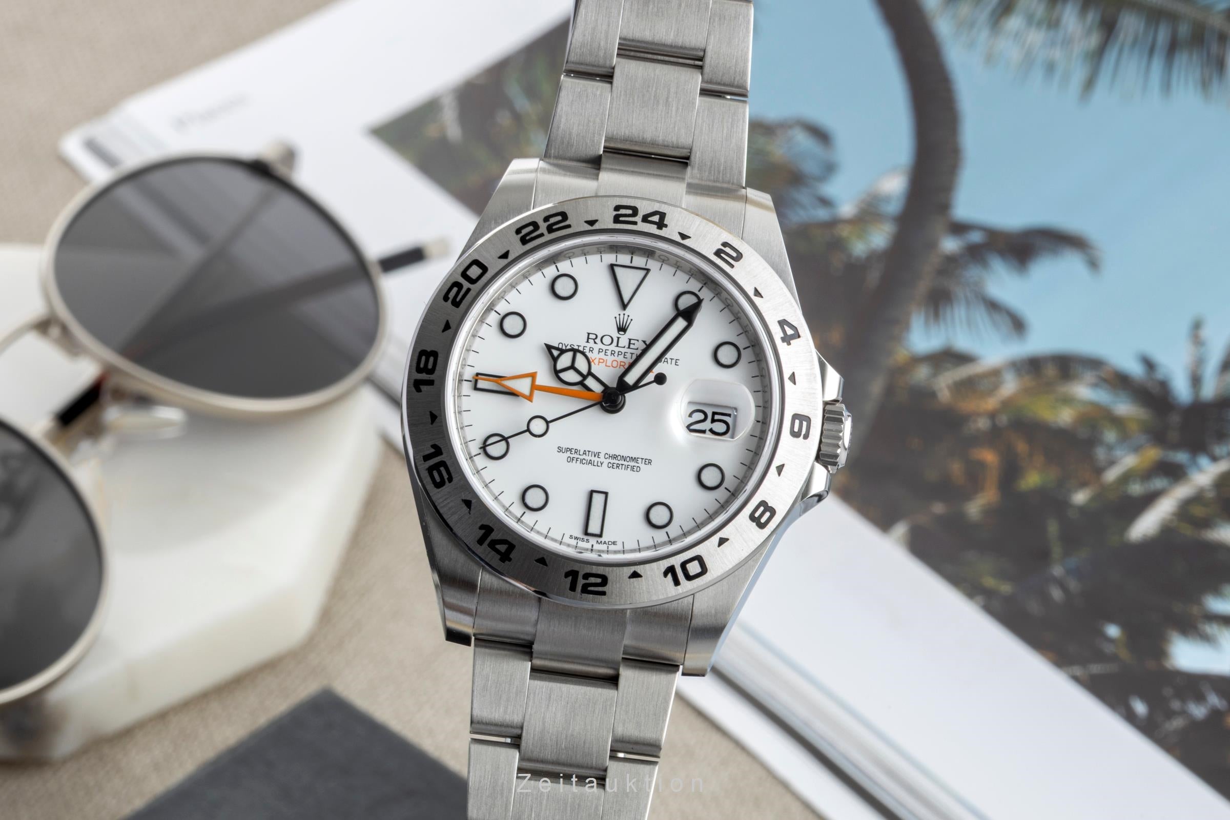 Rolex Explorer II acciaio automatismo orologio da uomo 216570  [2602788]