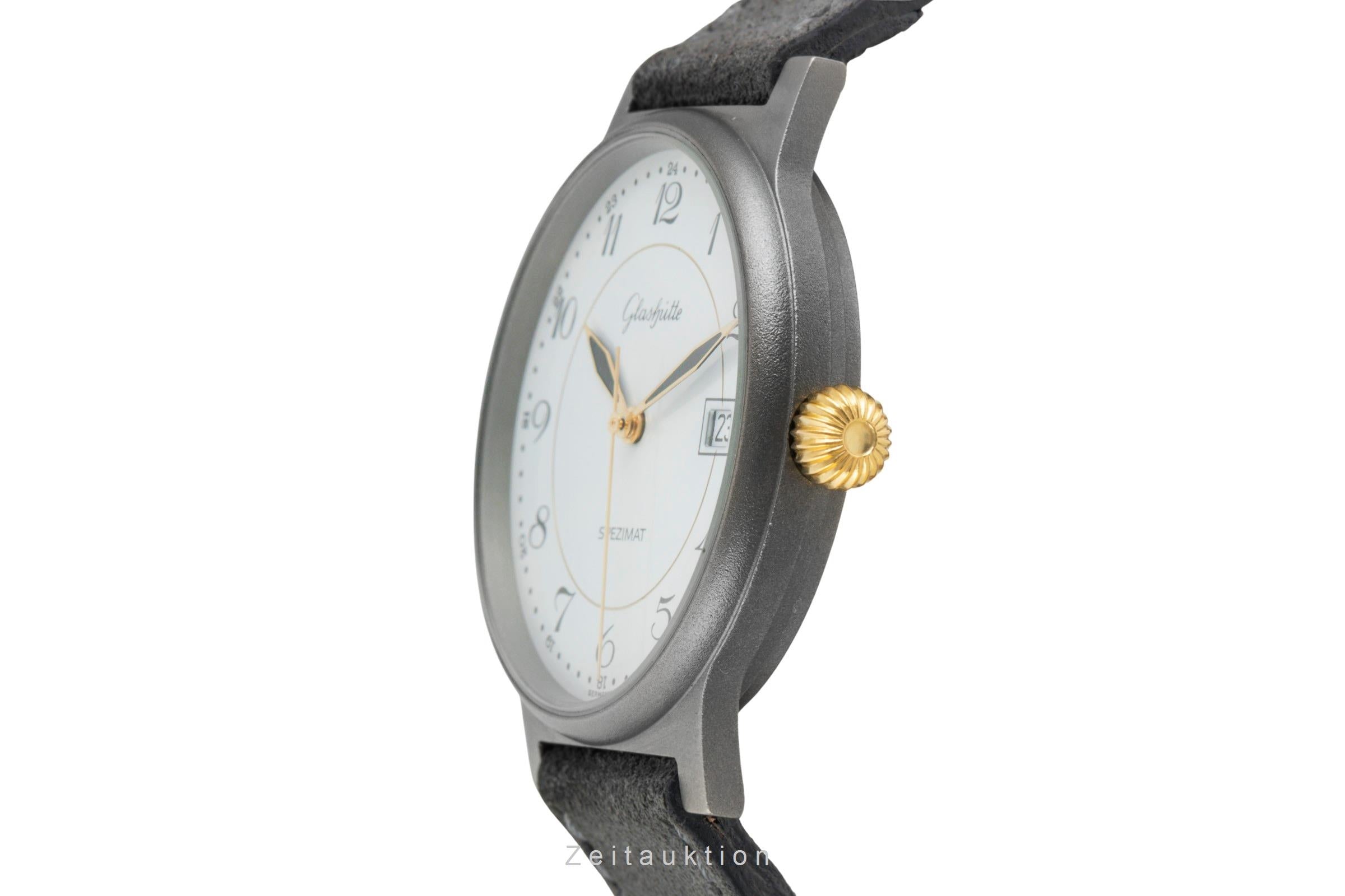 Glashütte Spezimat titanio automático reloj para caballeros 10-21-15-15-00  [2602792]