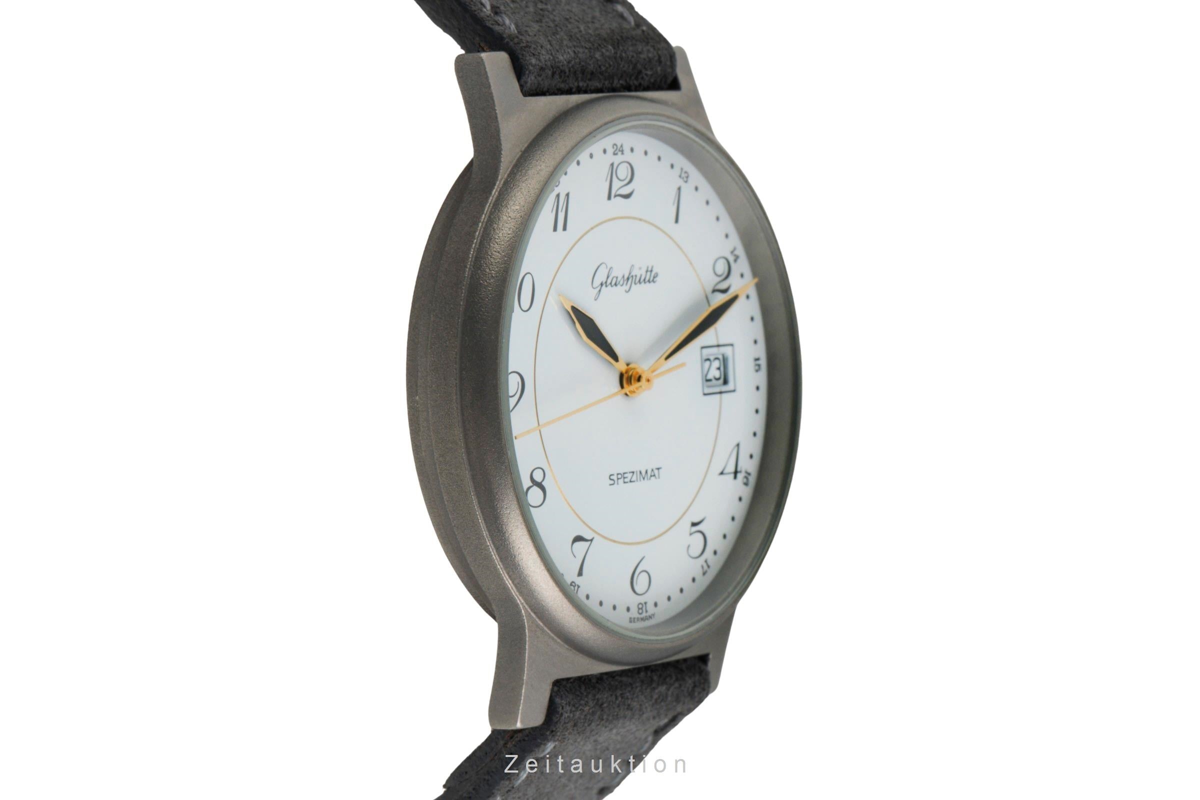 Glashütte Spezimat titanio automático reloj para caballeros 10-21-15-15-00  [2602792]
