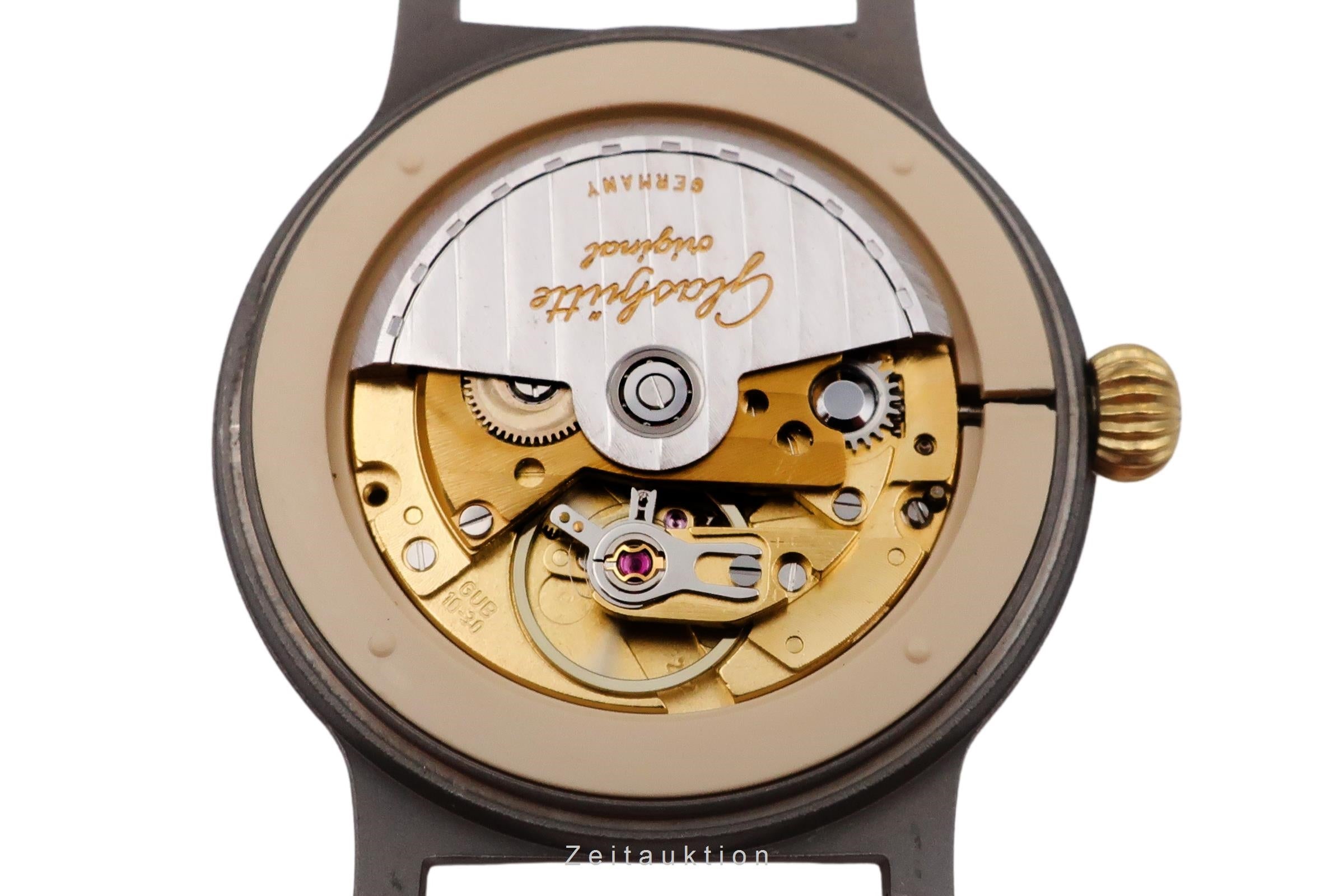 Glashütte Spezimat titanio automático reloj para caballeros 10-21-15-15-00  [2602792]