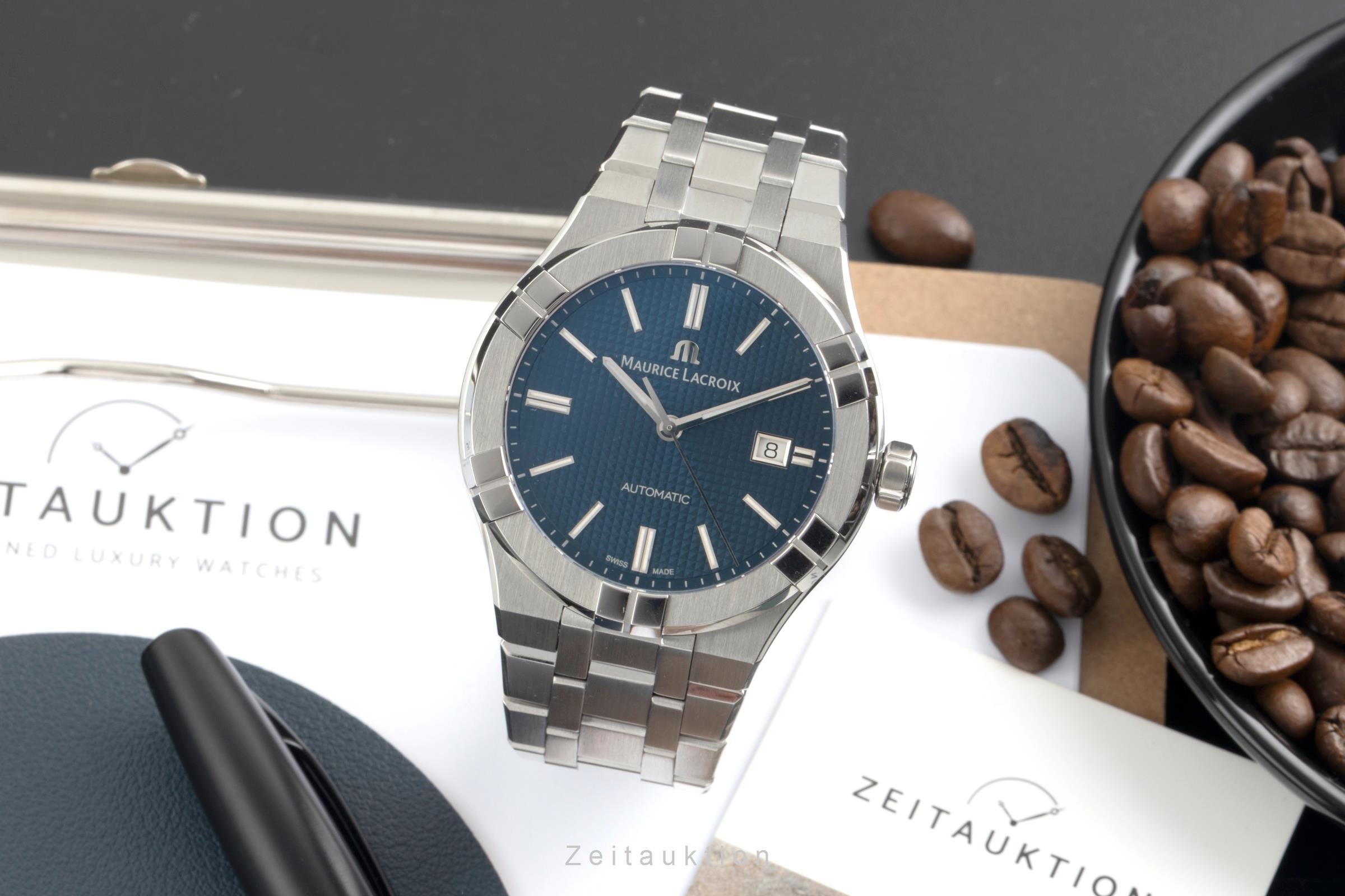 Maurice Lacroix Aikon acciaio automatismo orologio da uomo AI6008-SS002-430-1  [2602794]