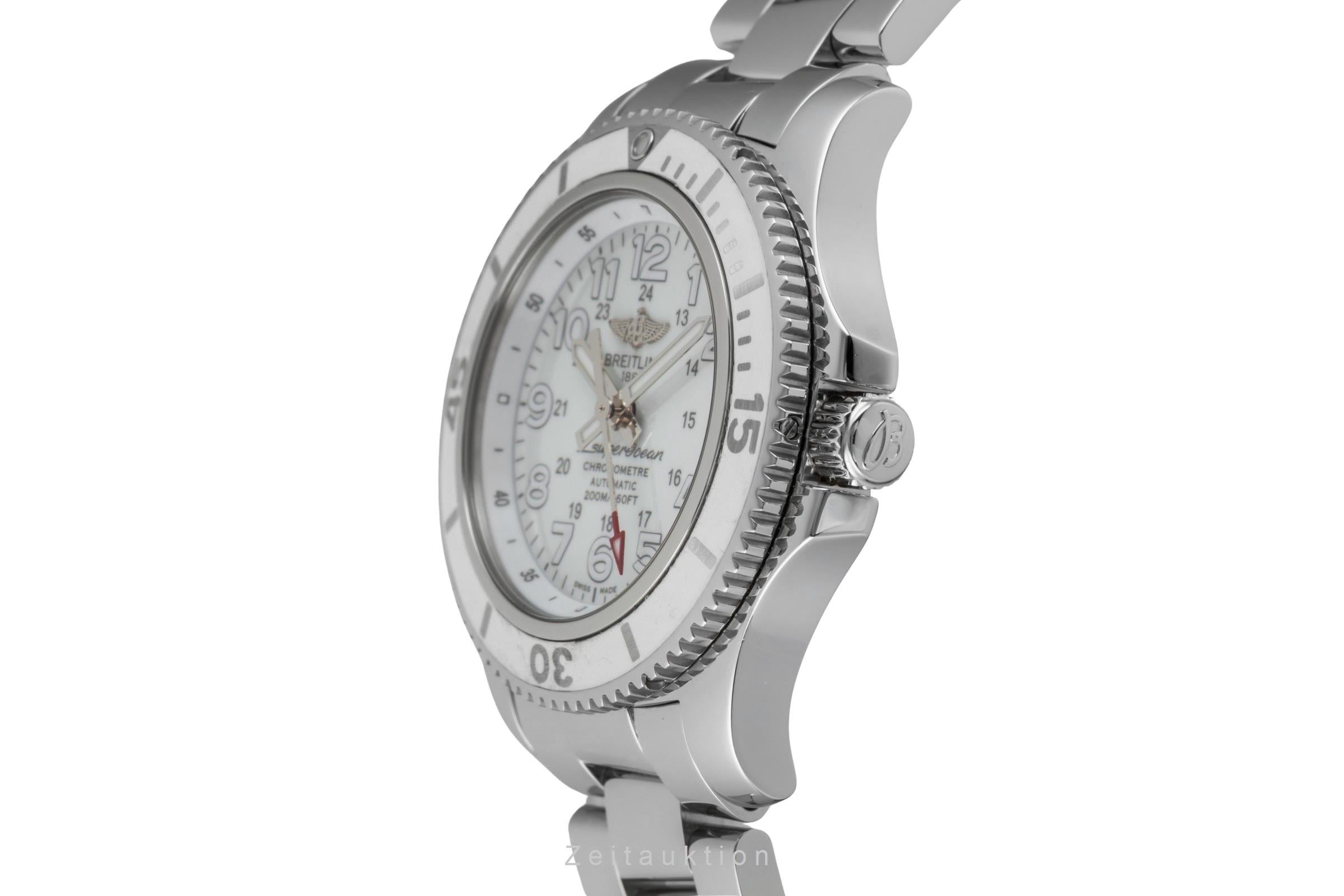 Breitling Superocean steel automatic women's watch A17312D21A1A1  [2602796]