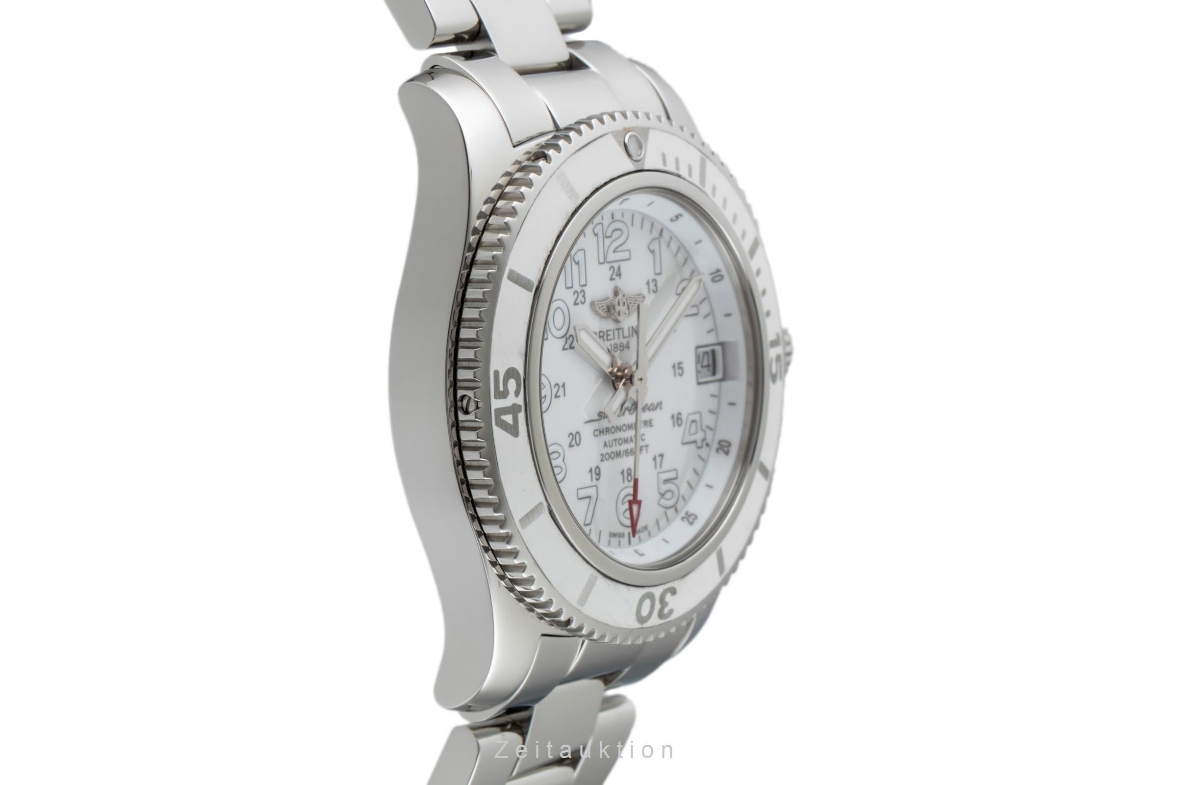Breitling Superocean steel automatic women's watch A17312D21A1A1  [2602796]