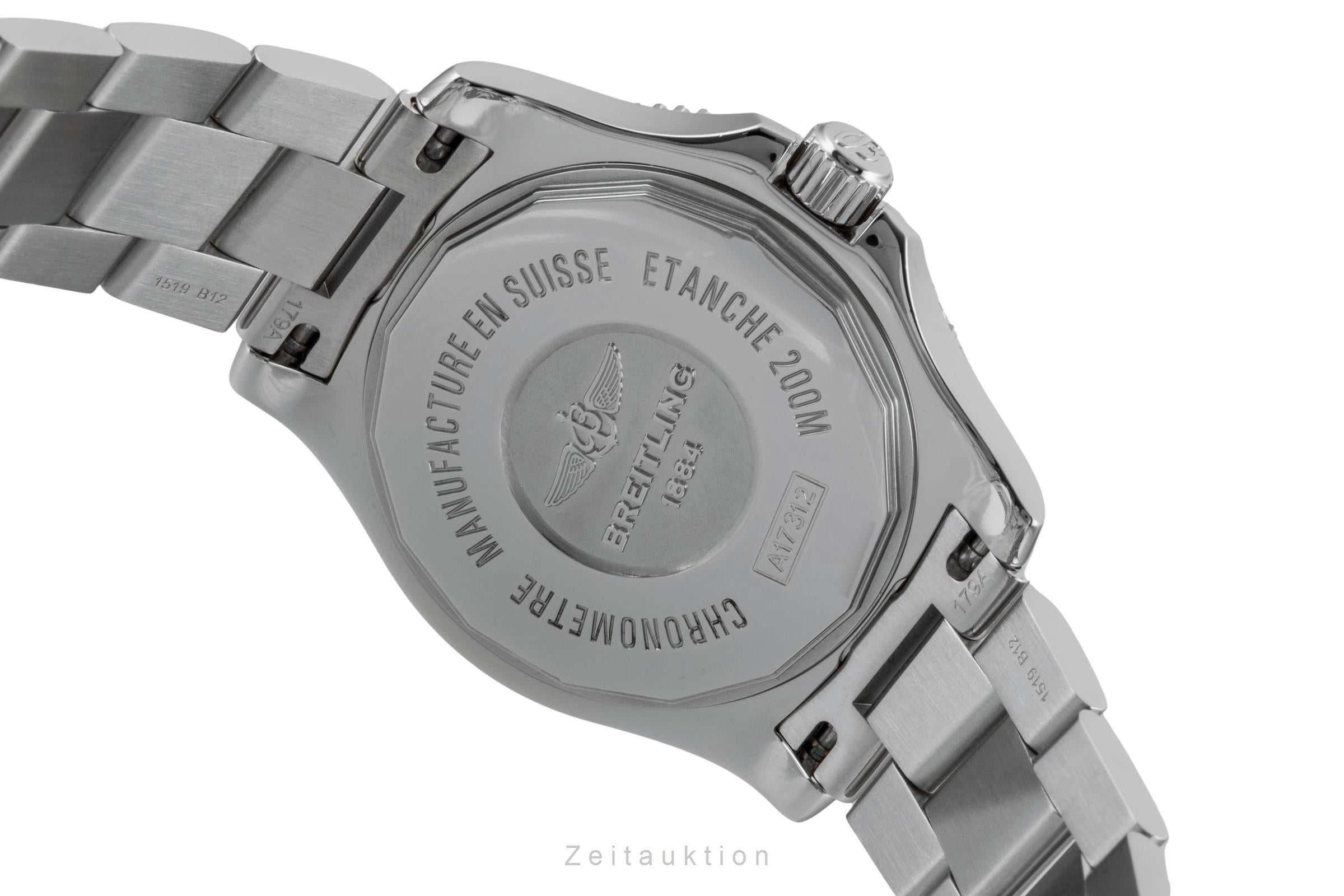 Breitling Superocean steel automatic women's watch A17312D21A1A1  [2602796]