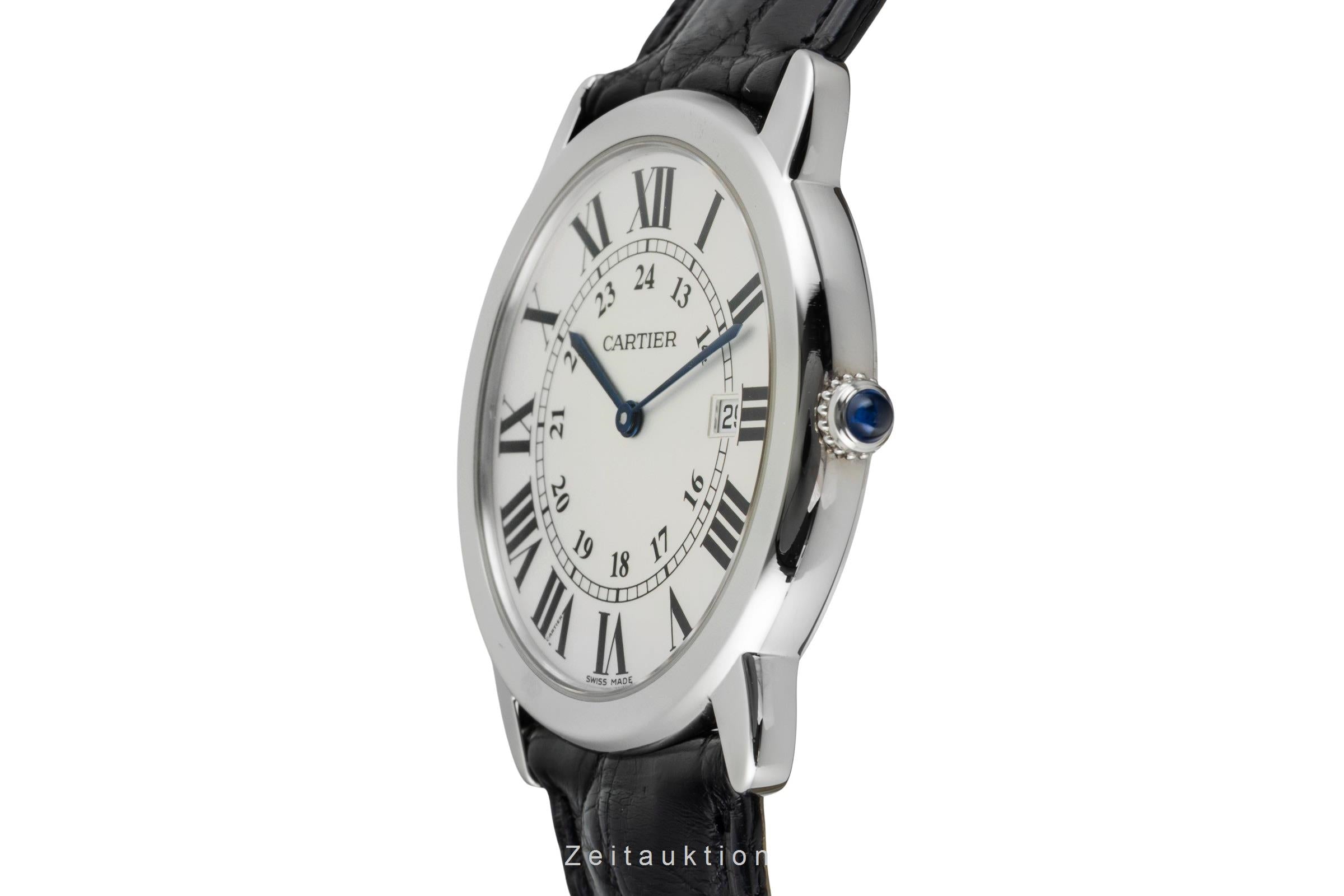 Cartier Ronde Solo steel quartz men's watch W6700255  [2602797]