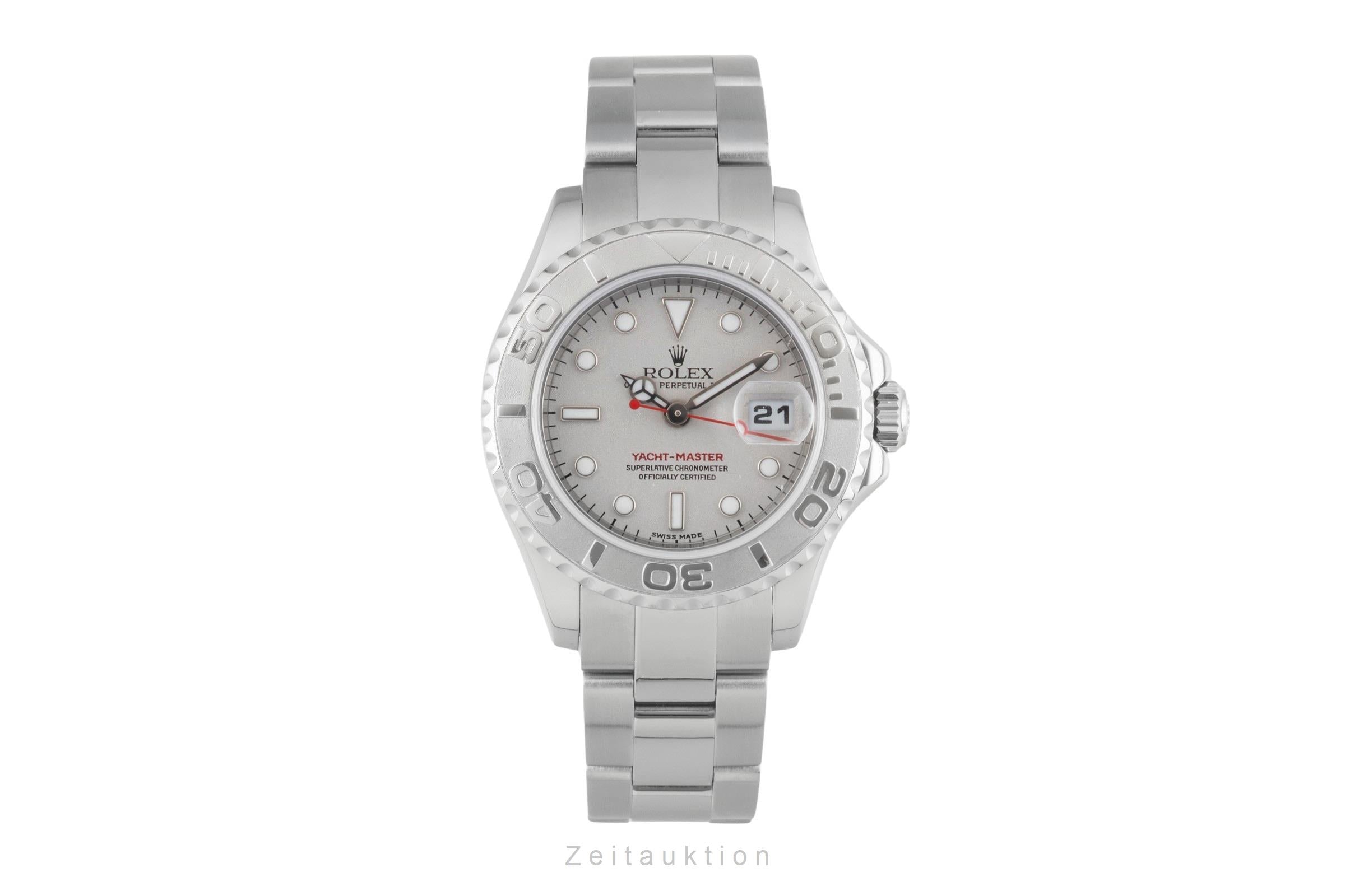 Rolex Yacht-Master acero / platino automático reloj para damas  169622  [2602799]