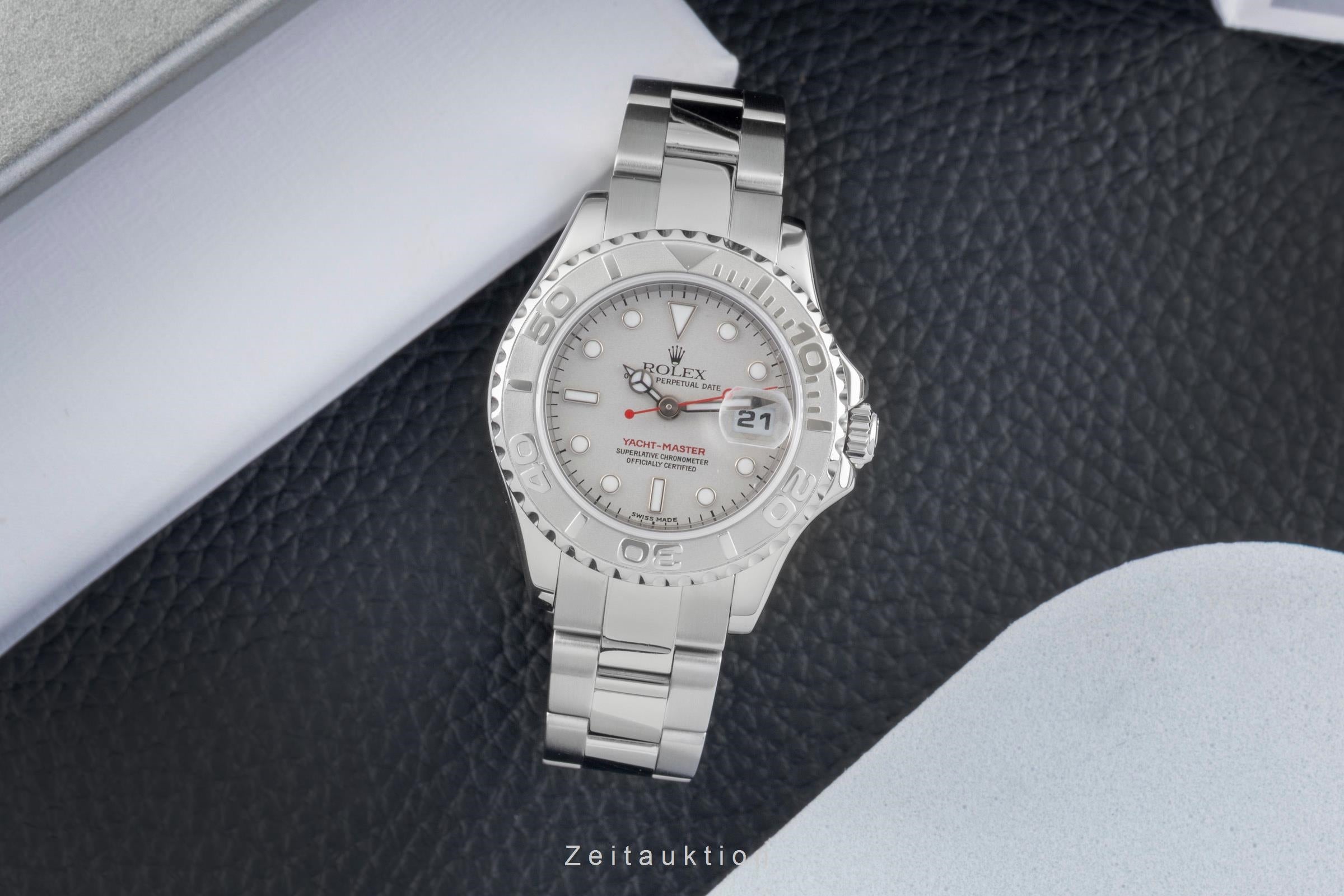 Rolex Yacht-Master acero / platino automático reloj para damas  169622  [2602799]
